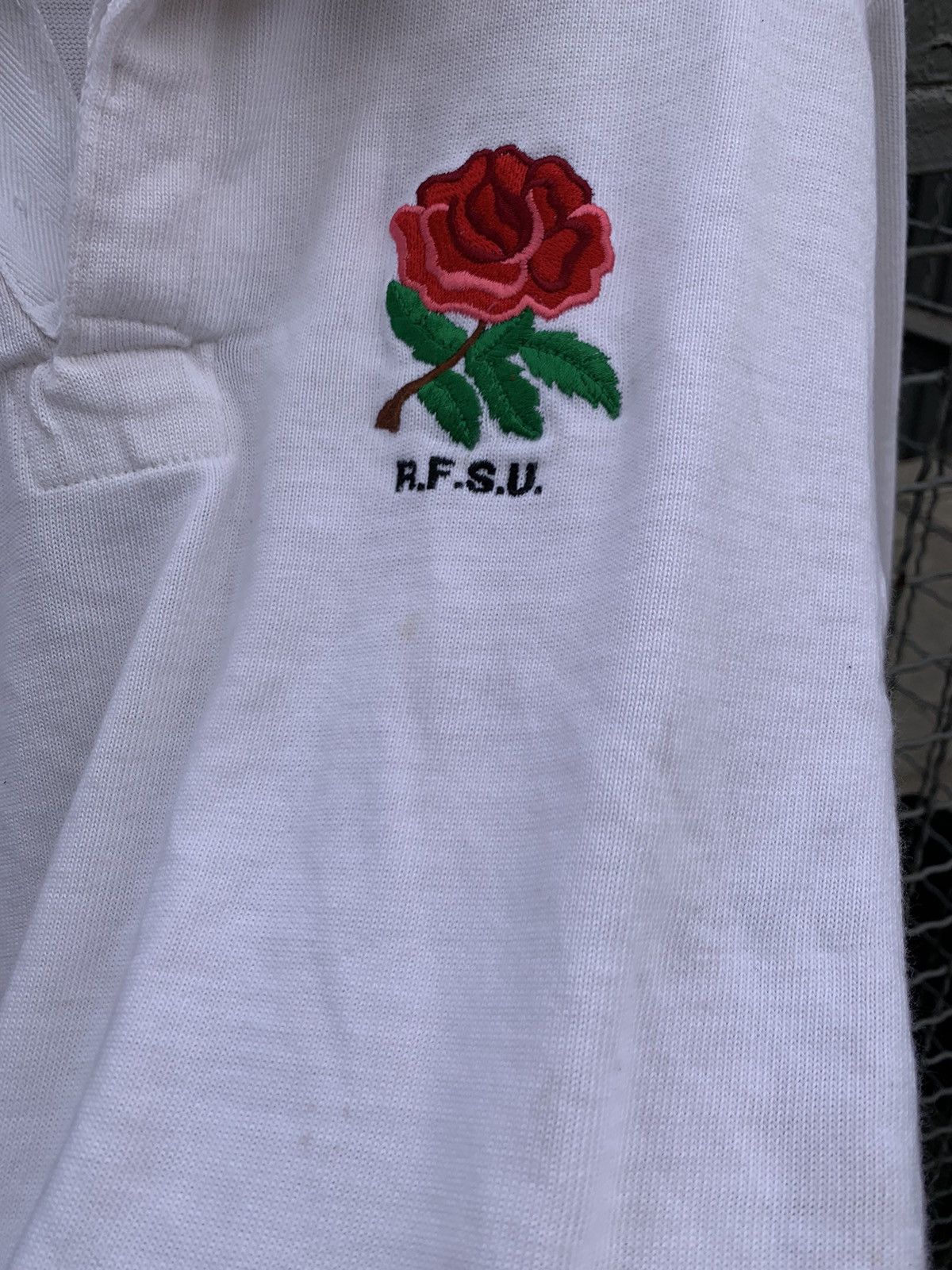 Nike 80s Nike England Vintage Rugby Shirt R.F.S.U. Size US M / EU 48-50 / 2 - 12 Thumbnail
