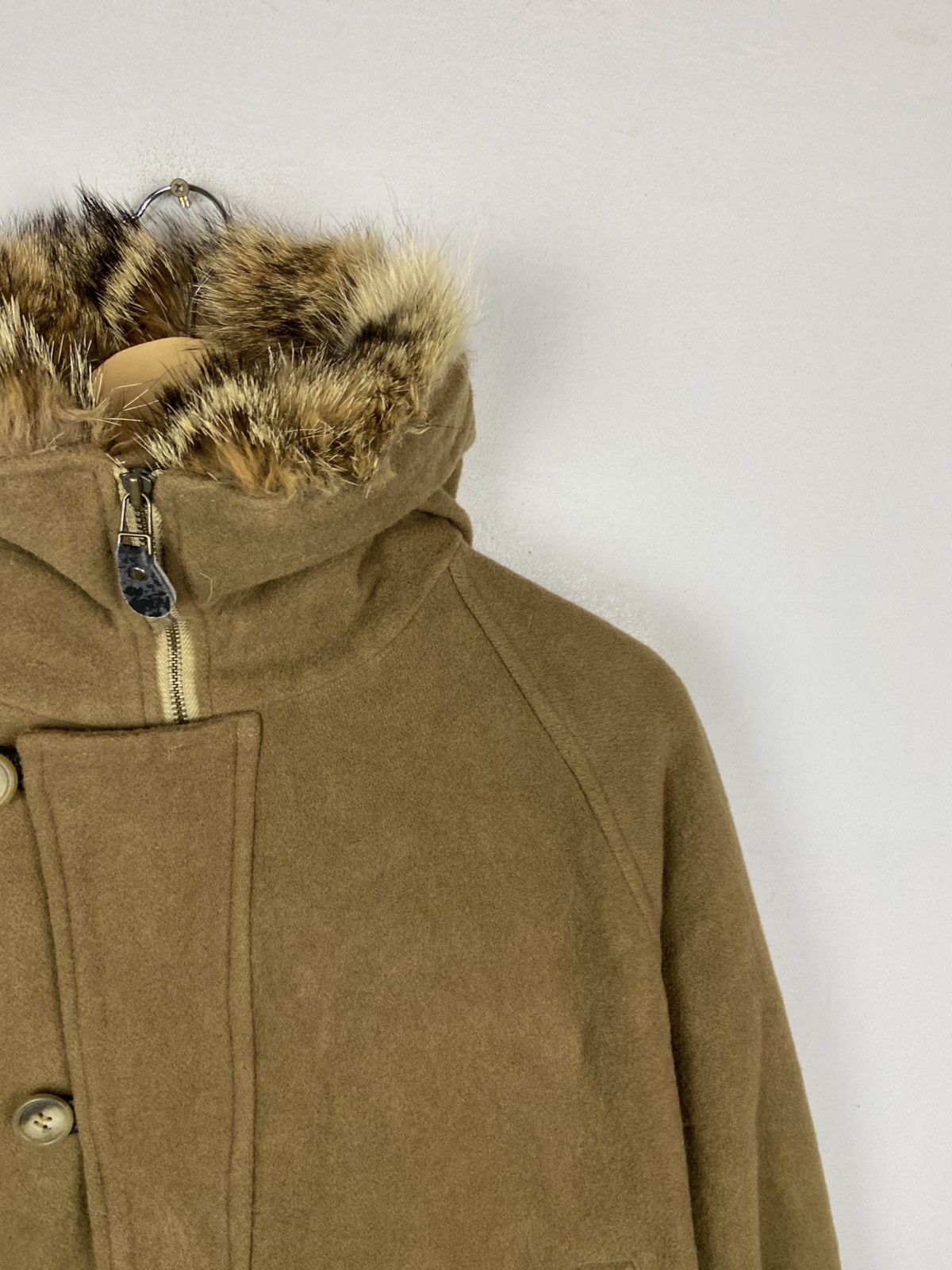 Japanese Brand VINTAGE ALFIE WOOLEN BOMBER MINK FUR Size US L / EU 52-54 / 3 - 5 Thumbnail