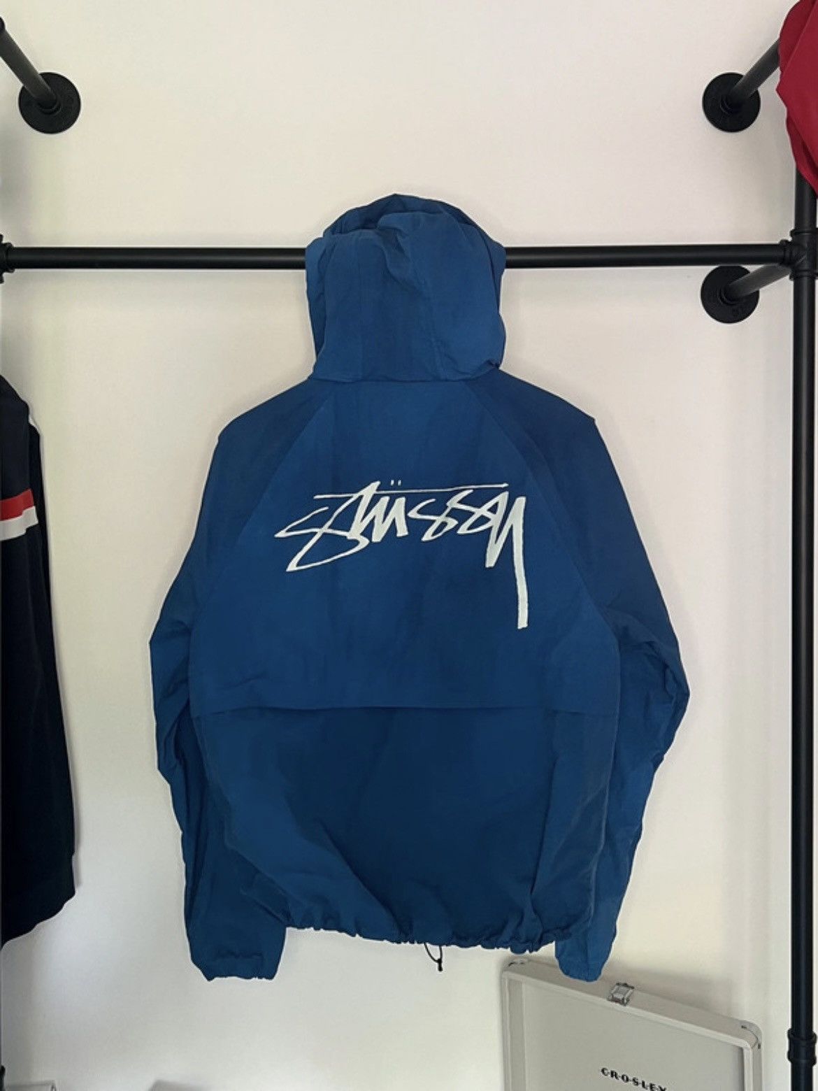 Stussy Stussy Shell Jacket Windbreaker Blue S Size US S / EU 44-46 / 1 - 3 Thumbnail