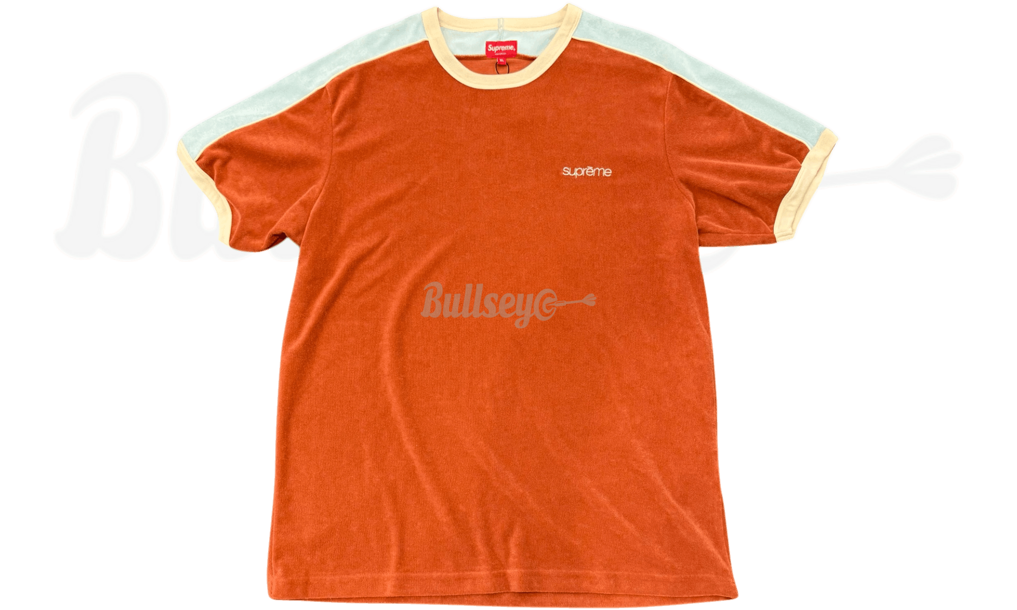 Supreme Terry T Brown/Blue Sleeves Size US XL / EU 56 / 4 - 1 Thumbnail