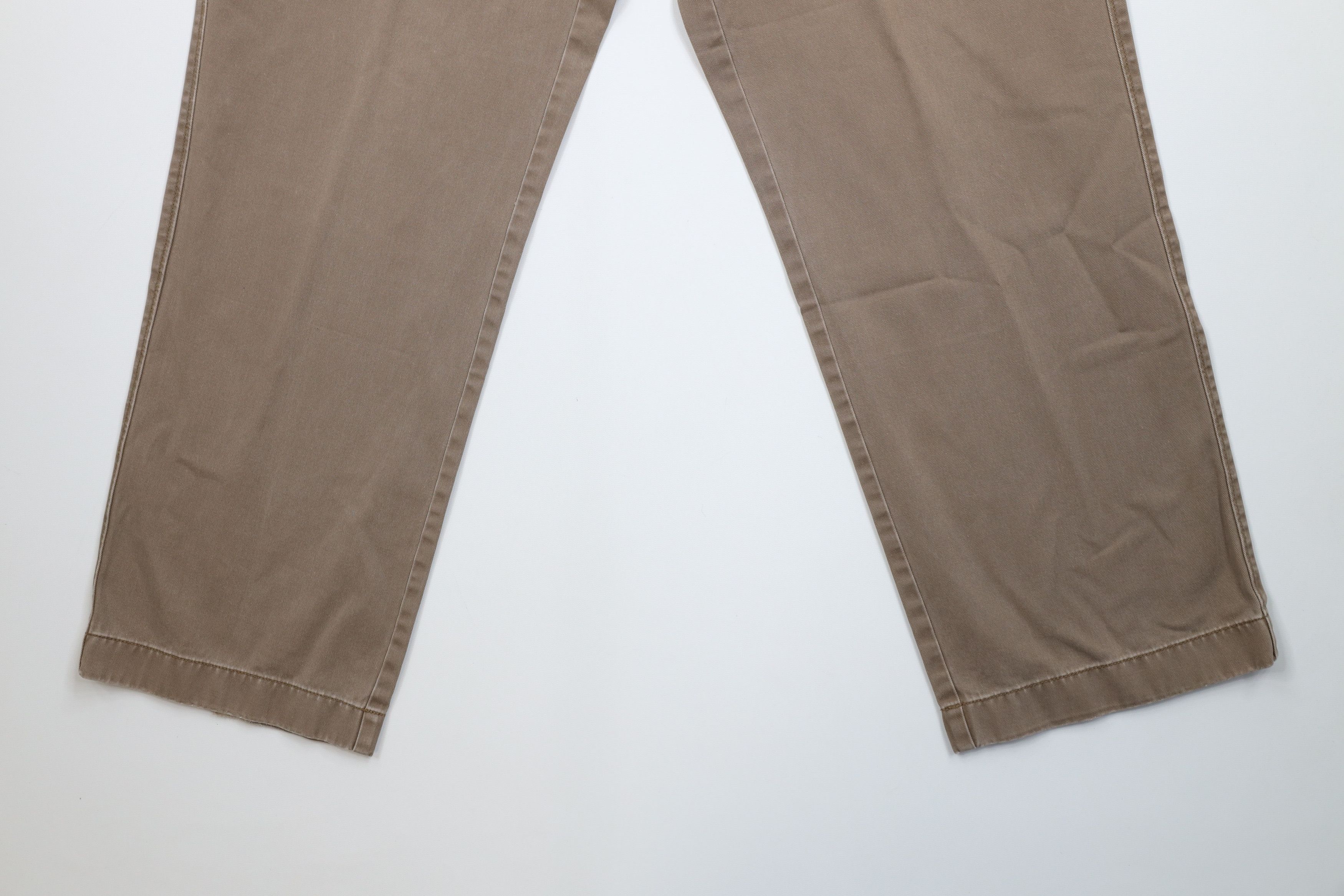 J.Crew Vintage Y2K J Crew Relaxed Wide Leg Chino Pants Brown Cotton Size US 34 / EU 50 - 4 Thumbnail