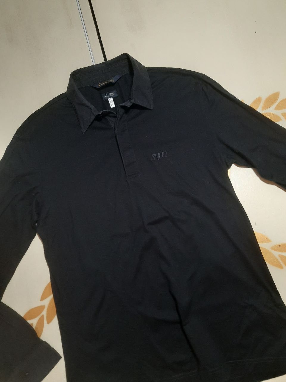 Armani × Emporio Armani × Giorgio Armani Armani Jeans Long Sleeve Polo Shirt Size US L / EU 52-54 / 3 - 4 Thumbnail