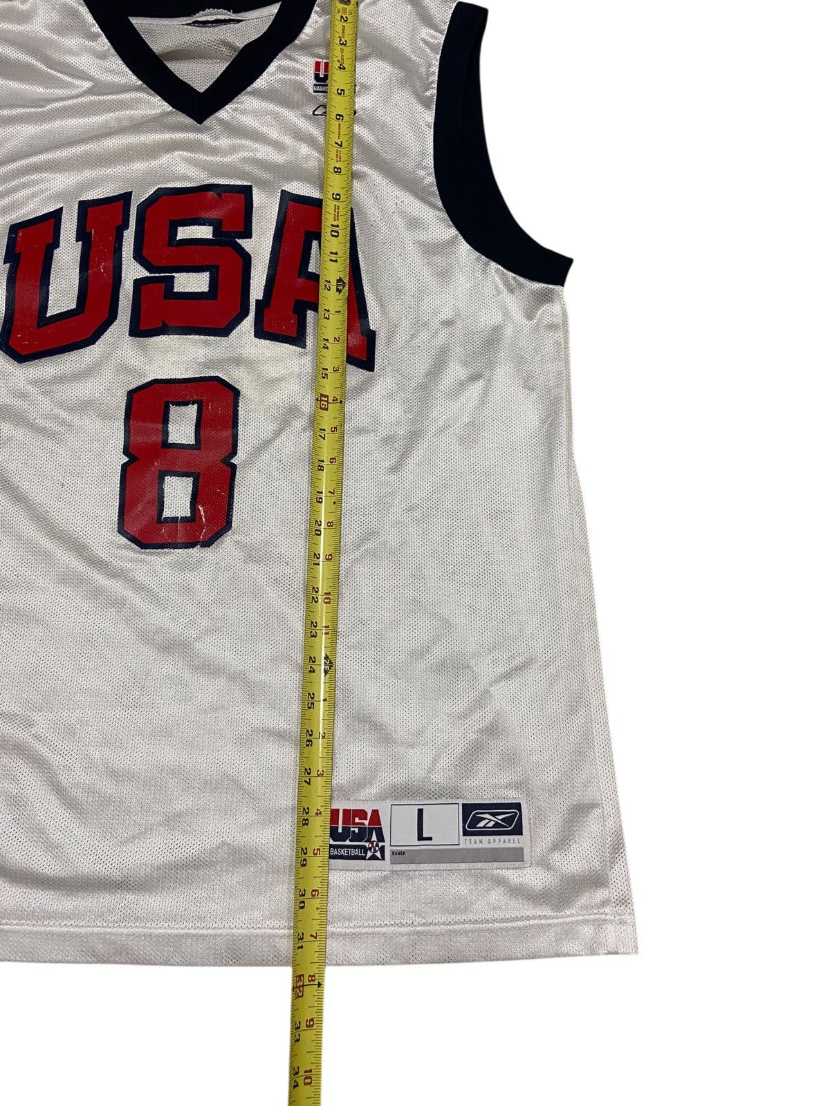 Nike × Vintage Vintage Team USA Kobe Bryant #8 Jersey Reebok Rare Size L Size US L / EU 52-54 / 3 - 11 Thumbnail