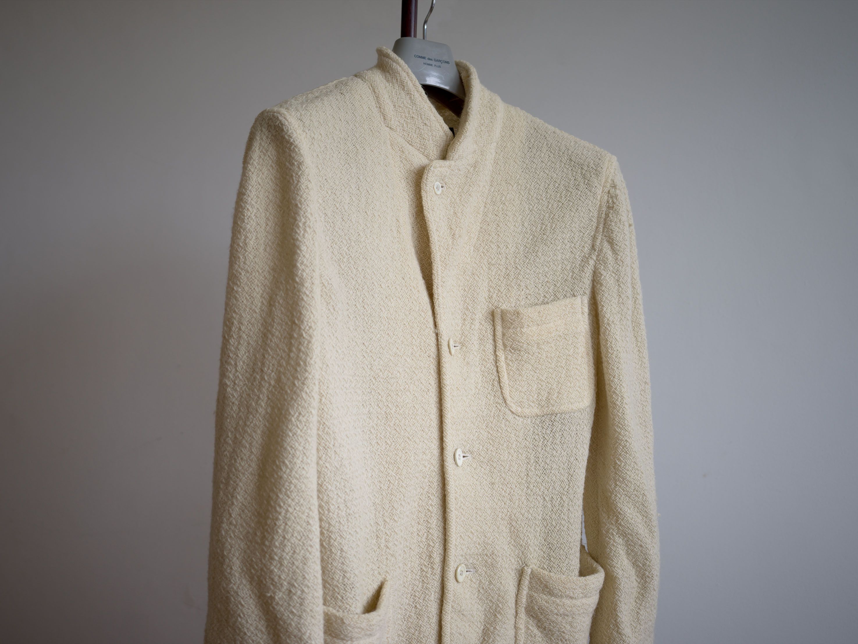 Comme des Garcons Homme Plus AW1997 COMME des GARÇONS HOMME PLUS WOOL JACKET Size 42R - 4 Thumbnail