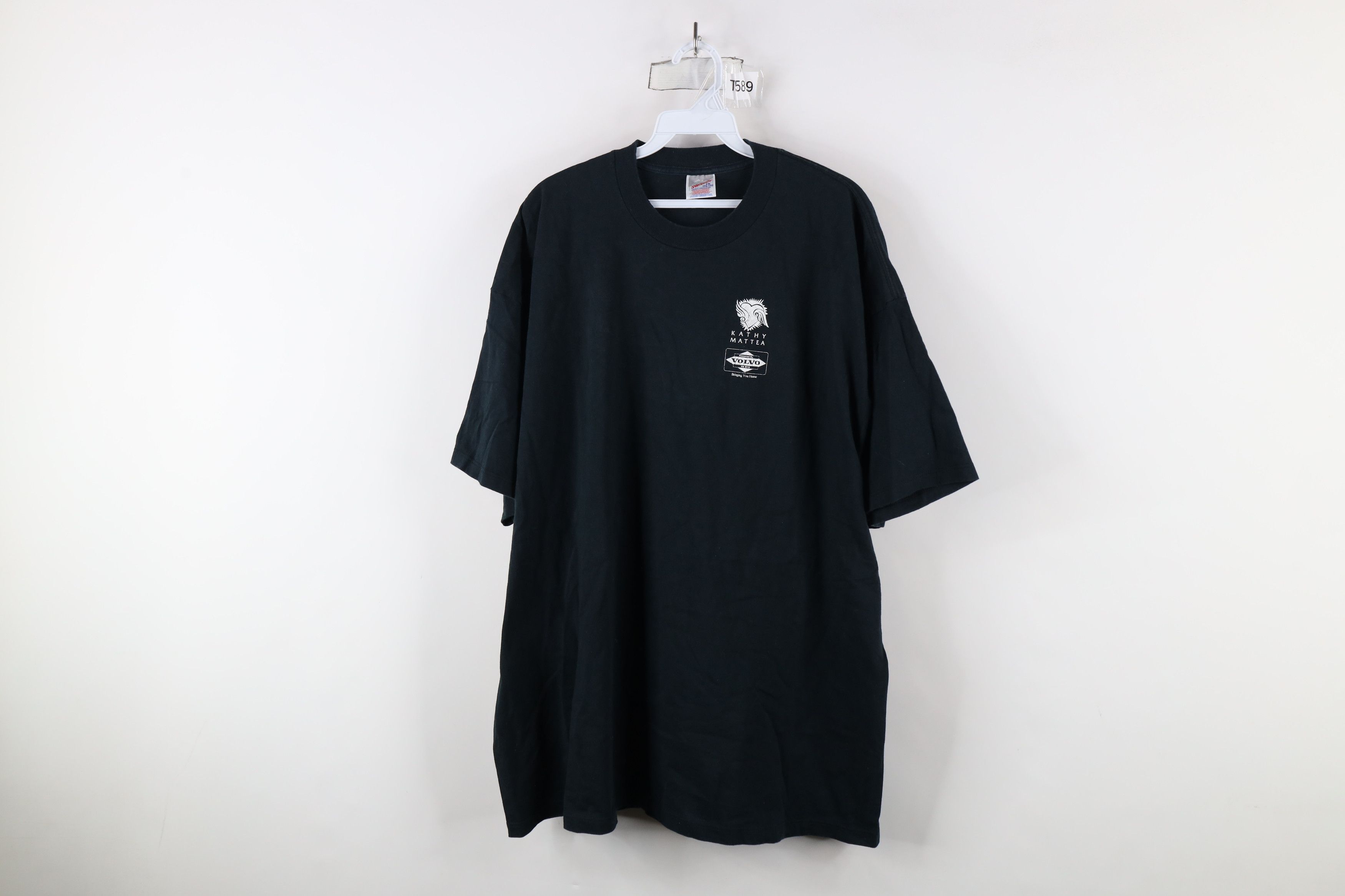 Vintage Vintage 80s Volvo Mattea Eighteen Wheels Dozen Roses T-Shirt Size US XXL / EU 58 / 5 - 1 Thumbnail