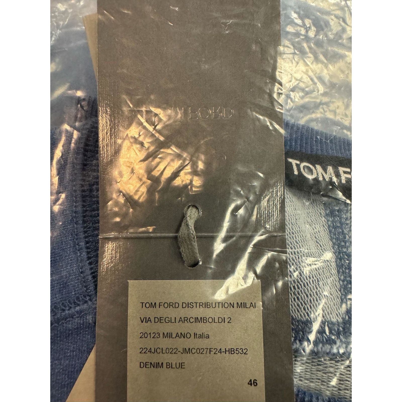 Tom Ford o1rshd1 Sweatshirt in Denim Blue Size US S / EU 44-46 / 1 - 15 Thumbnail