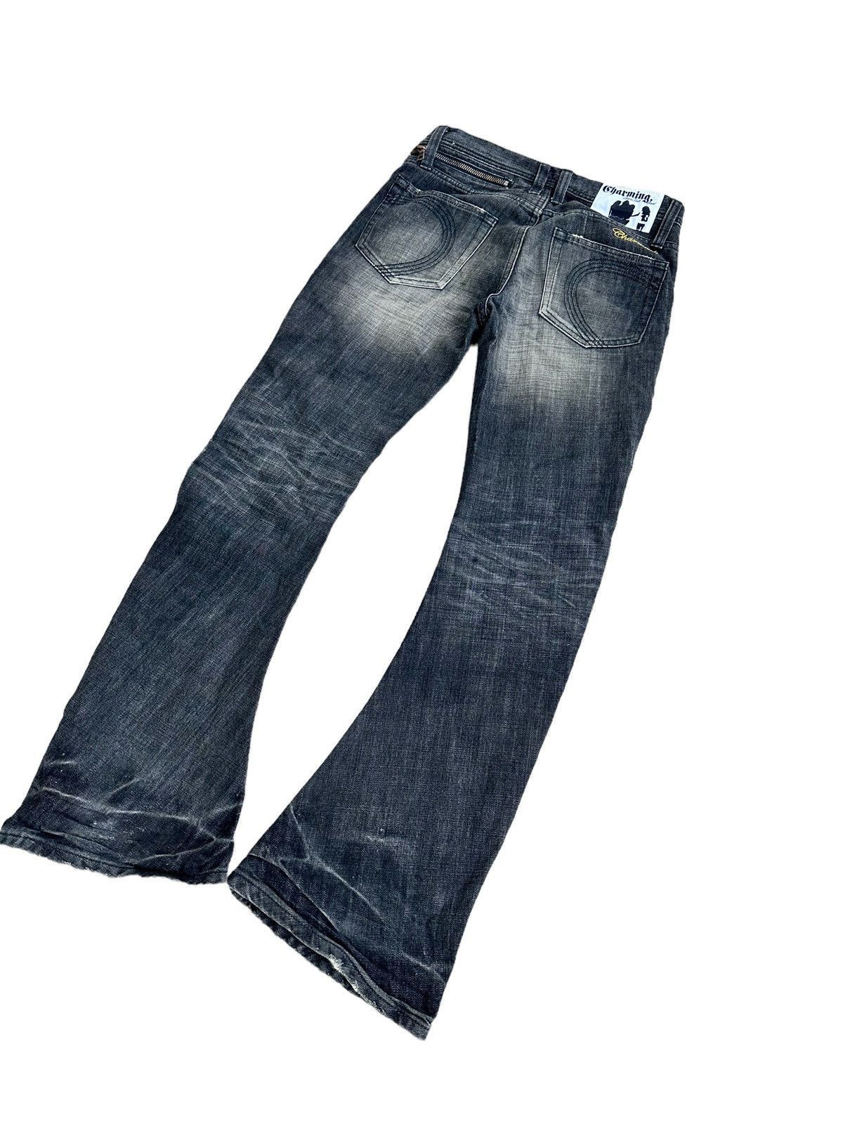 Japanese Brand Rare JAPANESE BRAND Ultra Wide Opium Style Flare Jeans Size US 30 / EU 46 - 3 Thumbnail