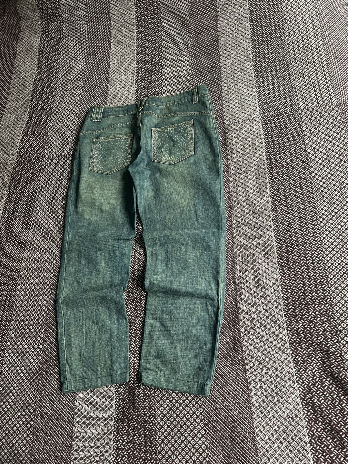Versace Vintage Versace Jeans Mud Washed Streetwear Style Size 30 Size 30" / US 8 / IT 44 - 2 Thumbnail