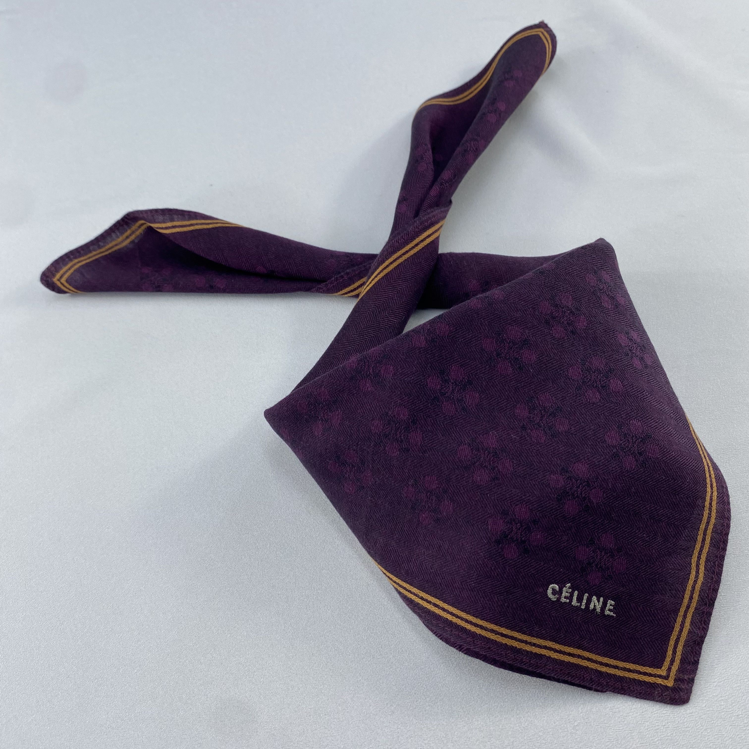 Celine Celine Handkerchief / Bandana / Neckerchief C894 Size ONE SIZE - 2 Thumbnail