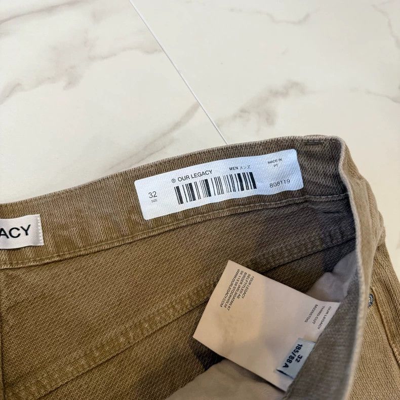 Our Legacy Our Legacy size32 Water-wash comfortable loose straight jea Size US 32 / EU 48 - 3 Thumbnail