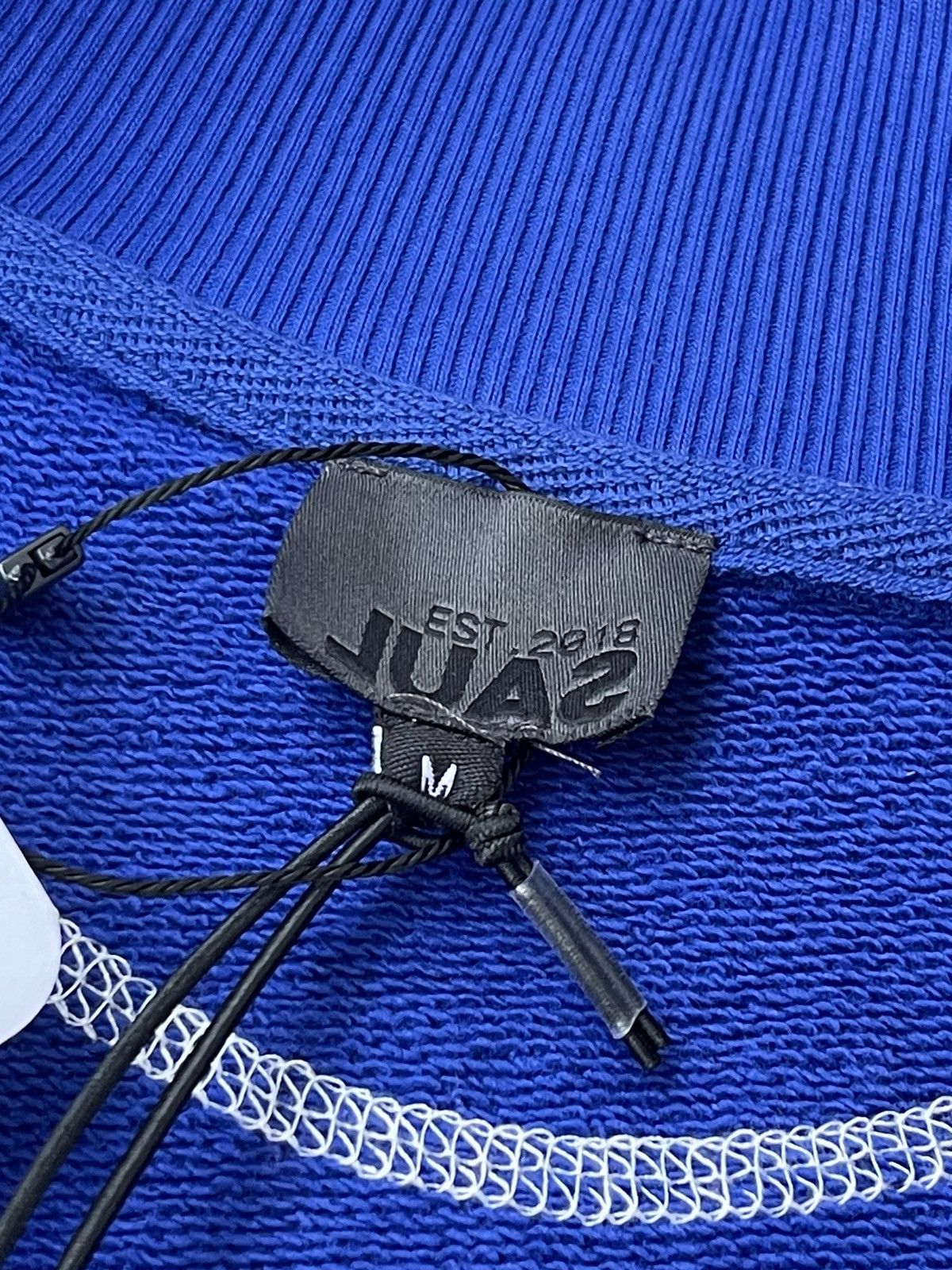 Saul Nash !DS! SS23 Saul Nash Electric Blue Overlock Stitch Sweatshirt Size US M / EU 48-50 / 2 - 17 Thumbnail