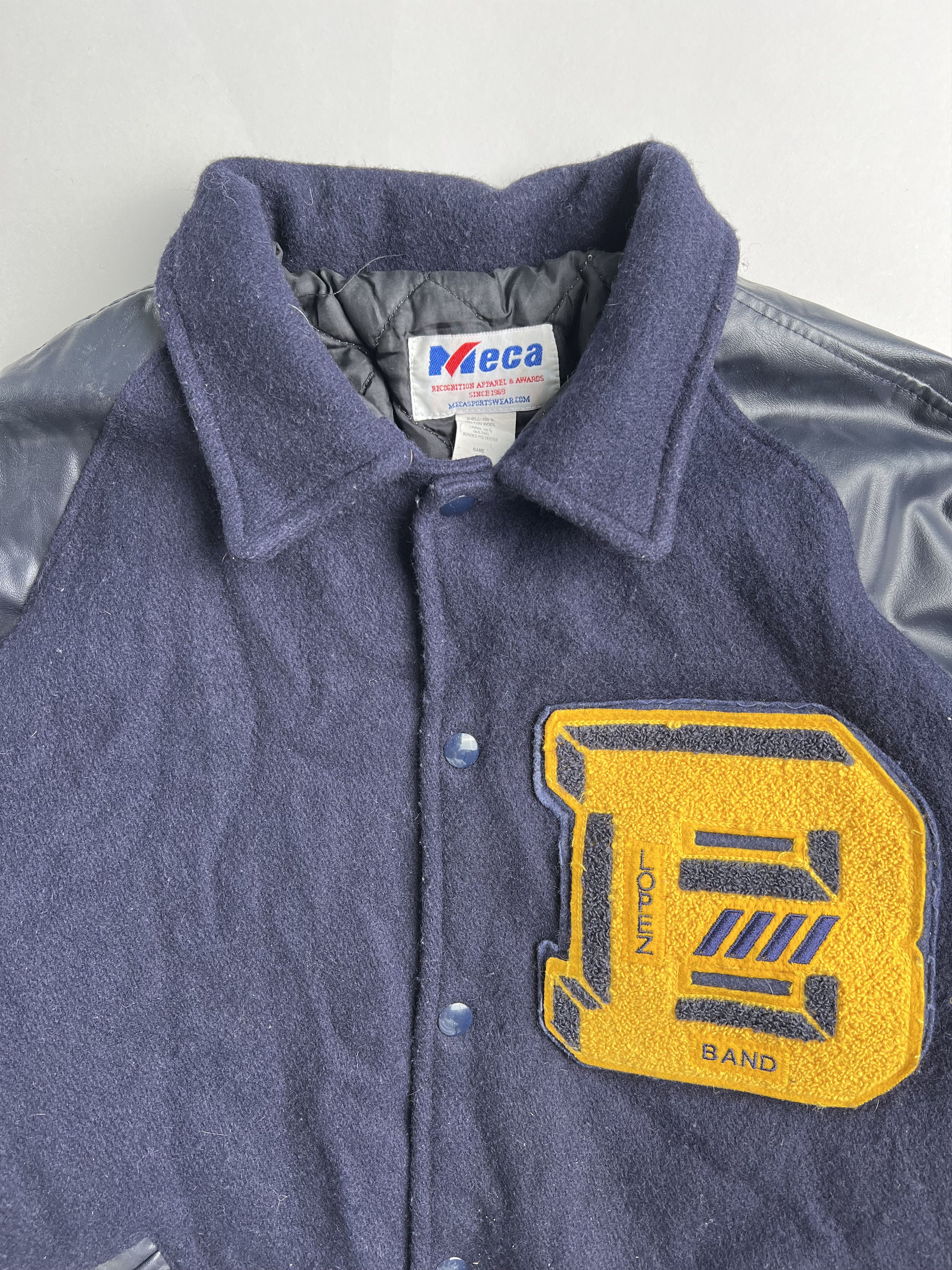 Other VINTAGE VARSITY JACKET MECA MADE IN USA 1990S Size US XL / EU 56 / 4 - 2 Thumbnail