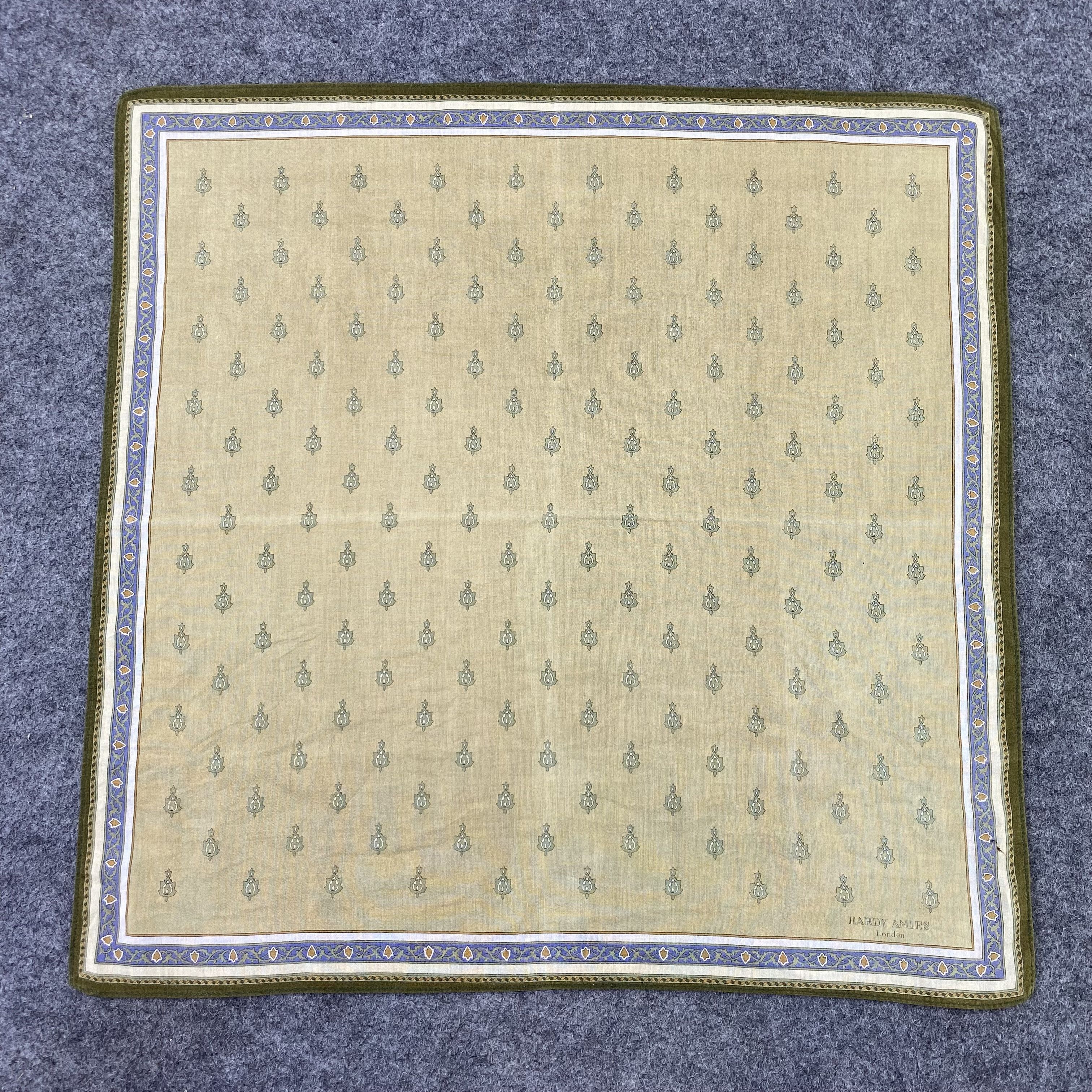 Hardy Amies Hardy Amies Handkerchief / Bandana / Neckerchief-B548 Size ONE SIZE - 3 Thumbnail