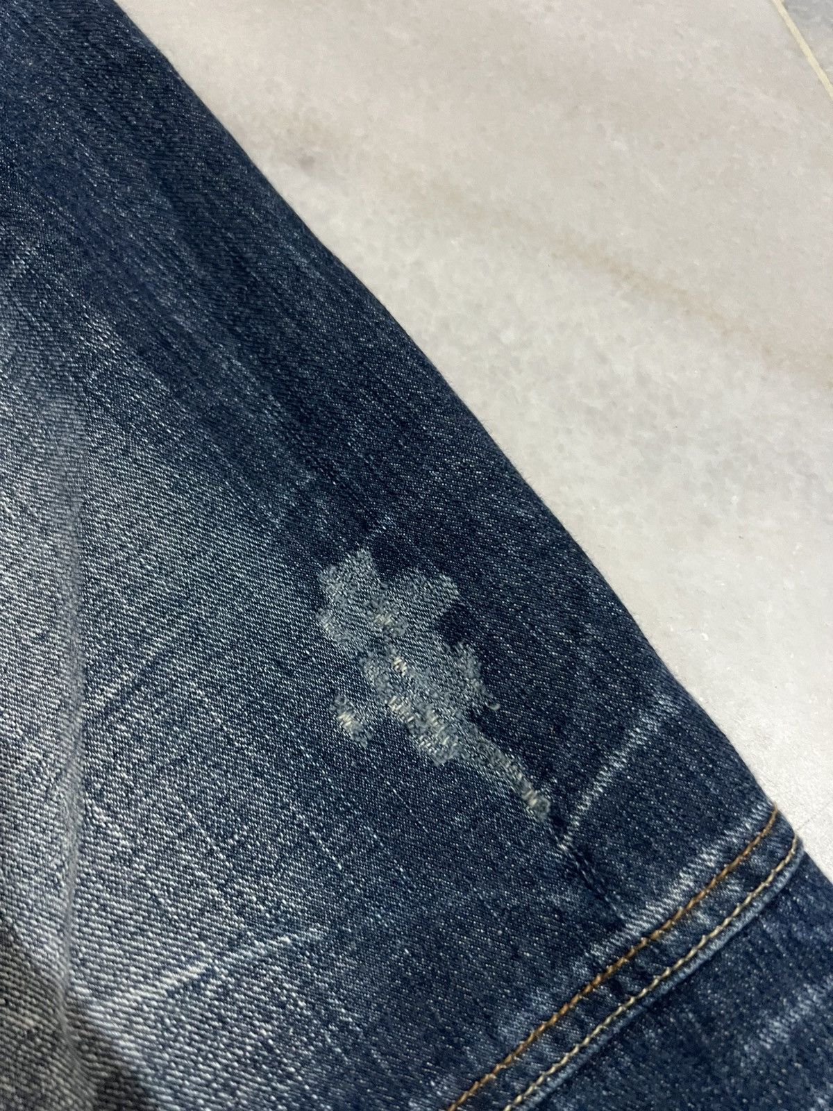 If Six Was Nine × Japanese Brand × Le Grande Bleu (L.G.B.) ✈️Double Waist✈️90’s Dominate Handcrafted Claw Jean Size US 29 - 19 Thumbnail