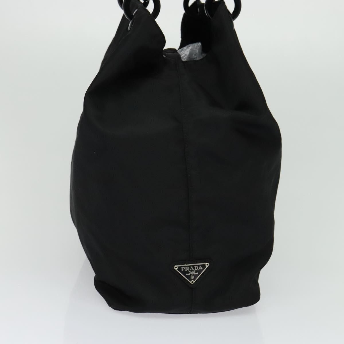 Prada PRADA Hand Bag Nylon Black Silver Size ONE SIZE - 4 Thumbnail