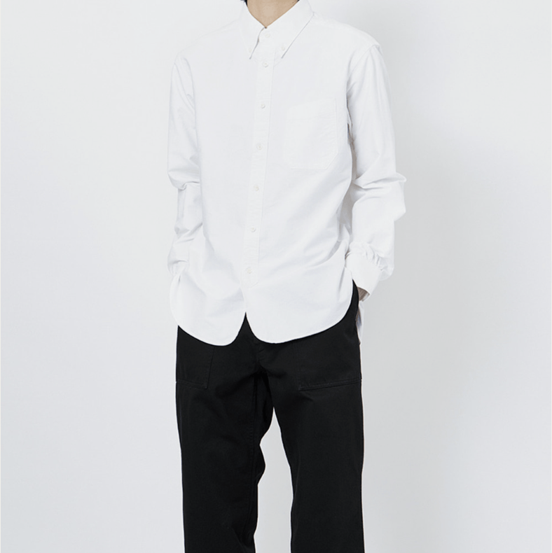 EASTLOGUE B.D. Regular Shirt White Oxford Size US M / EU 48-50 / 2 - 1 Thumbnail