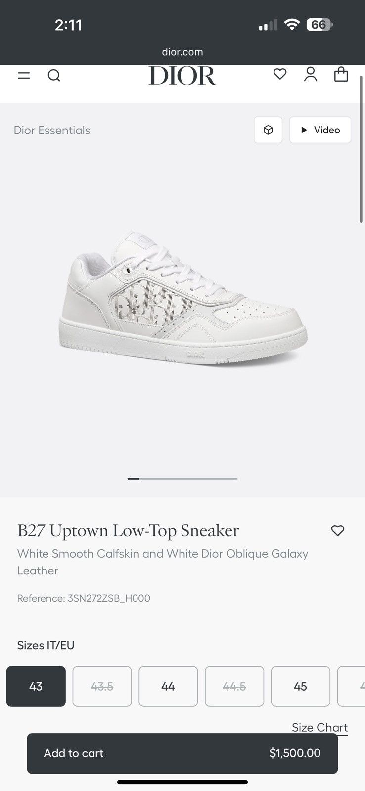 Dior Dior B27 Uptown Low top Sneaker Size US 11 / EU 44 - 9 Thumbnail