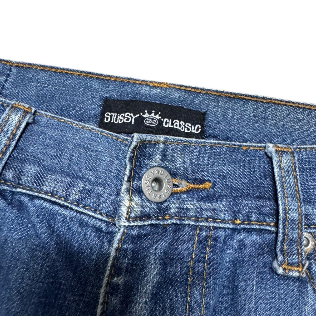 Stussy Vintage Stussy Classic Distressed Denim Jeans Size US 32 / EU 48 - 7 Thumbnail