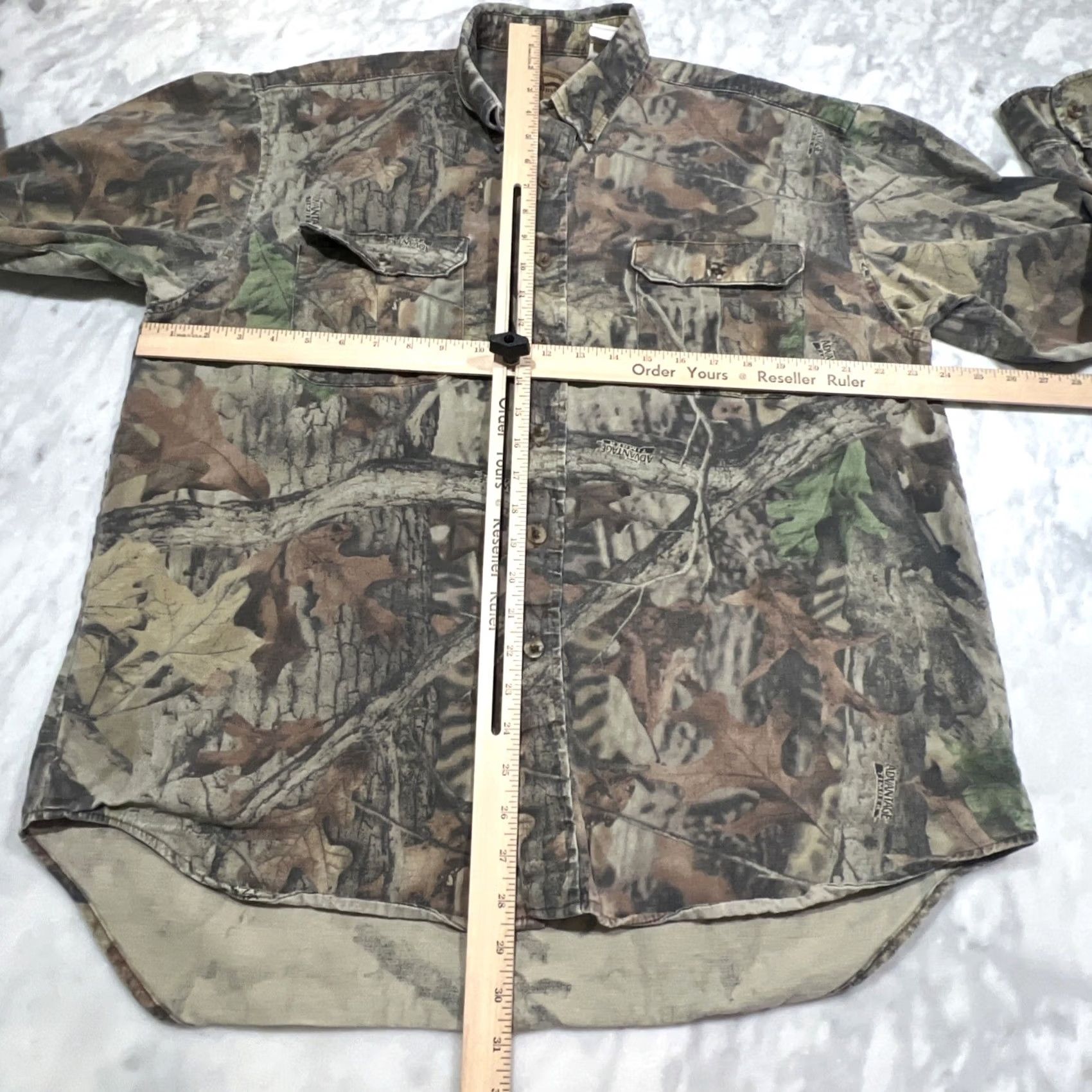 Realtree Duxbak RealTree Advantage Timber Hunting Shirt Mens Large Regular Button Down Size US L / EU 52-54 / 3 - 5 Thumbnail