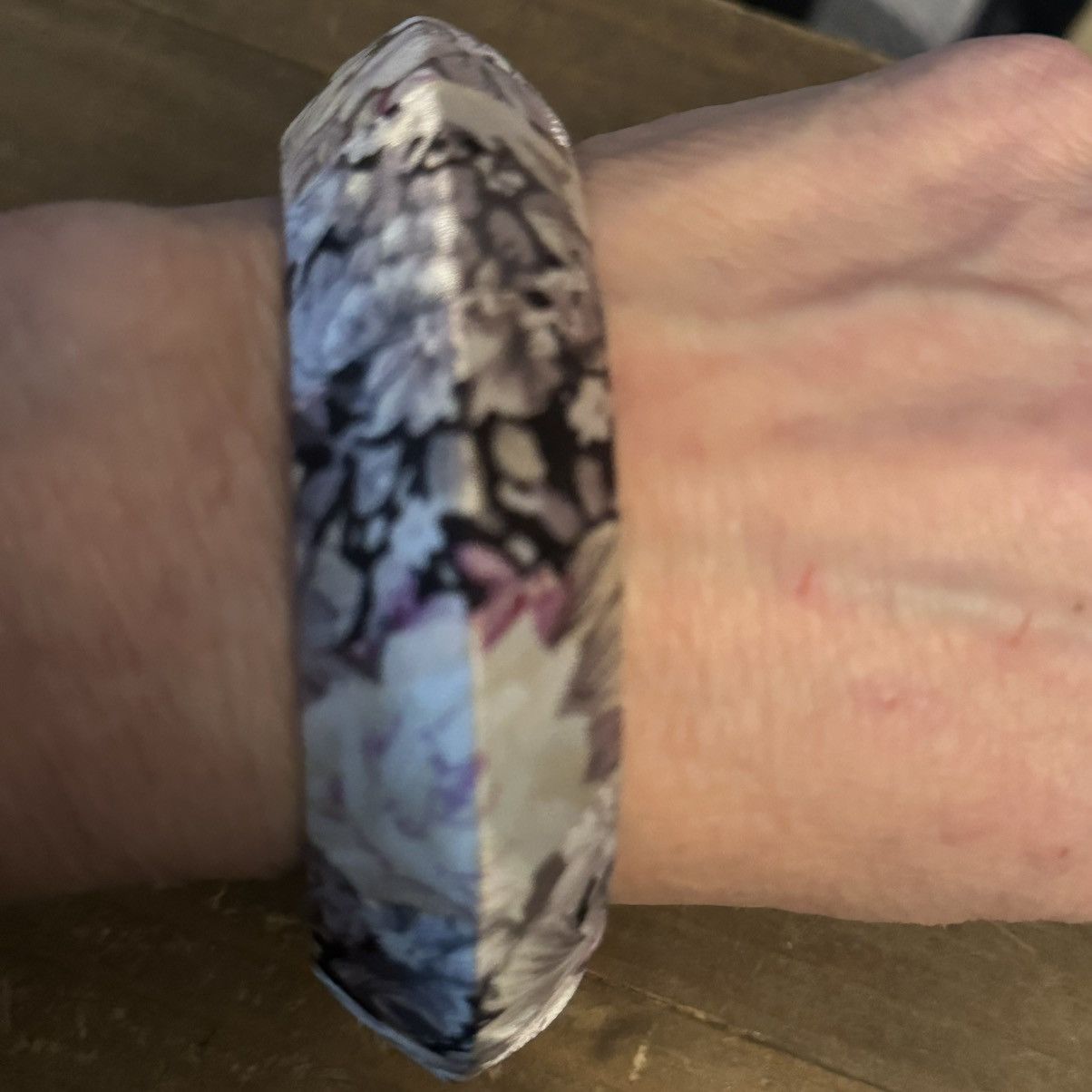 Other Chunky floral satin fabric bangle bracelet Size ONE SIZE - 2 Thumbnail
