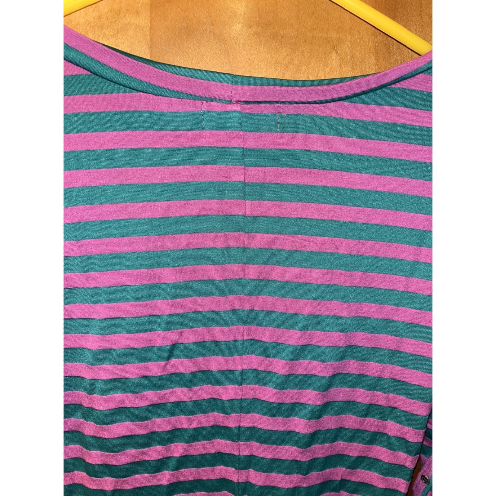 Tripp NYC TRIPP NYC Y2K Blouse Women XS Multicolor Striped V-Neck Long Sleeve Puffy Sleeves Casual Festival Size XS / US 0-2 / IT 36-38 - 6 Thumbnail