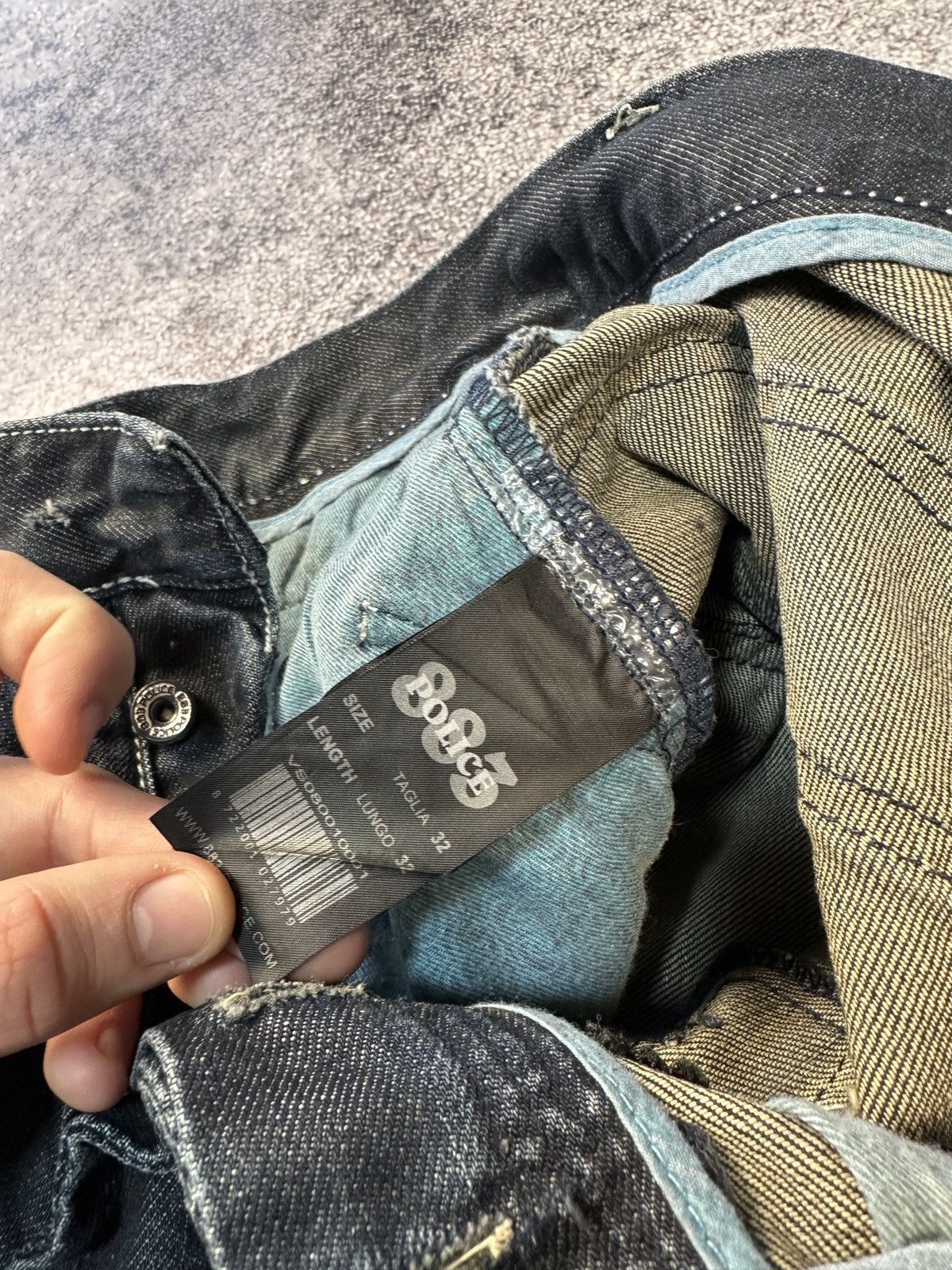 Japanese Brand Y2K Multipocket Denim Pants Streetwear Rare USA Casual VTg M Size US 32 / EU 48 - 4 Thumbnail