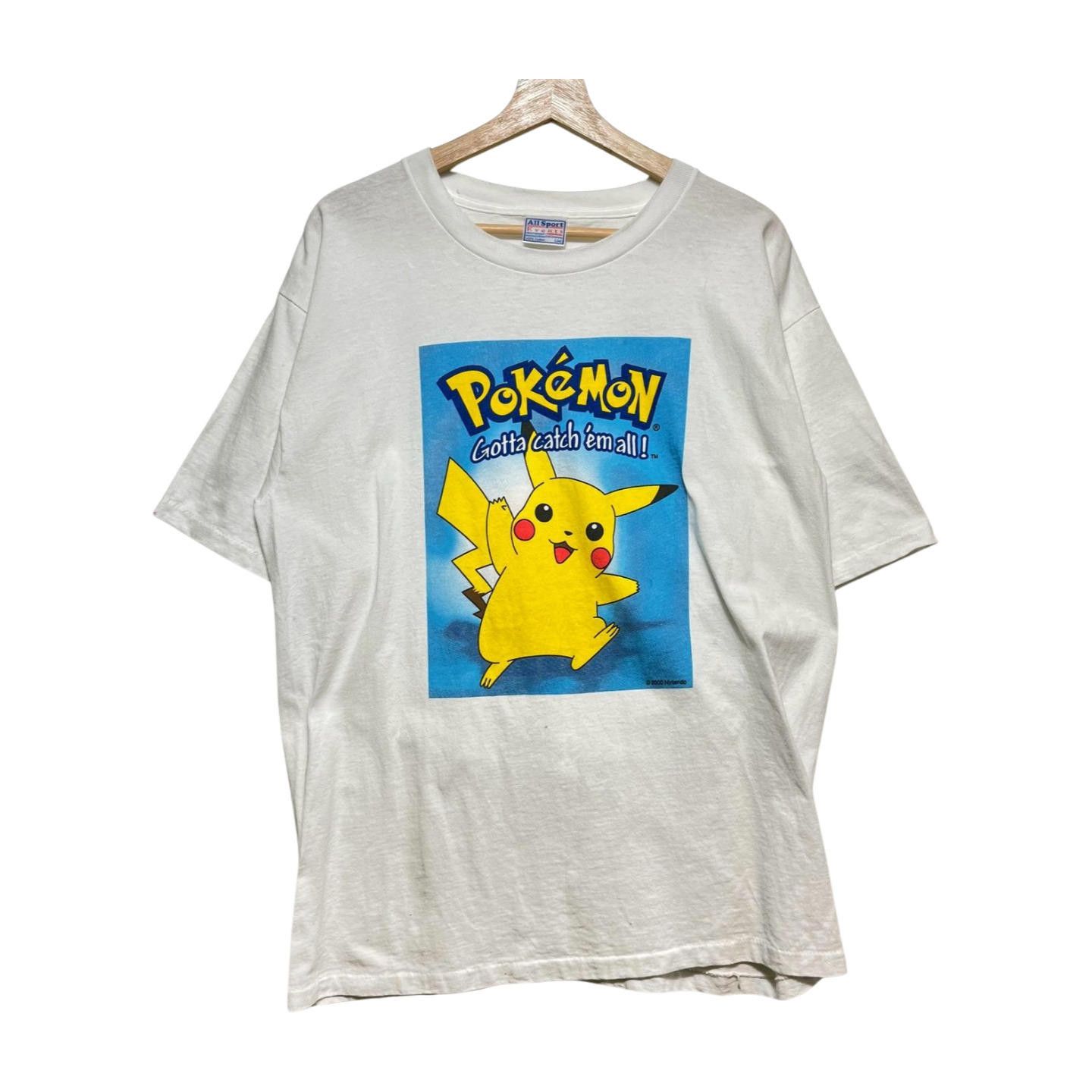 All Sport × Vintage Vintage 2000 Pokemon T-shirt Adult L Pikachu TCG Series 1 Size US L / EU 52-54 / 3 - 1 Thumbnail