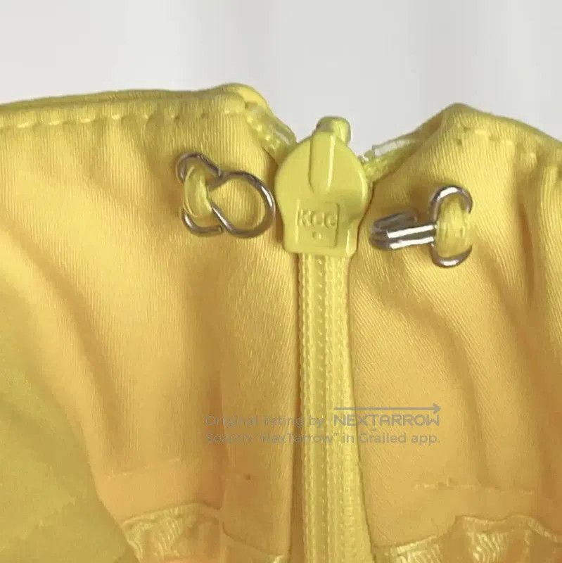 Max Mara MaxMara Yellow Cotton Casual Pants . Size 23" - 3 Thumbnail
