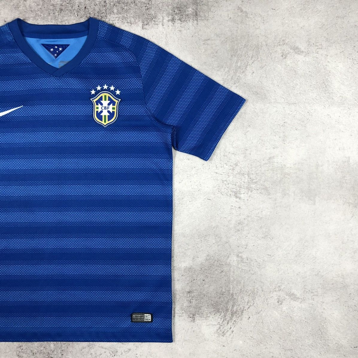 Nike Brazil CBF 2014-2015 Nike Away Soccer Jersey youth XL Size US S / EU 44-46 / 1 - 7 Thumbnail