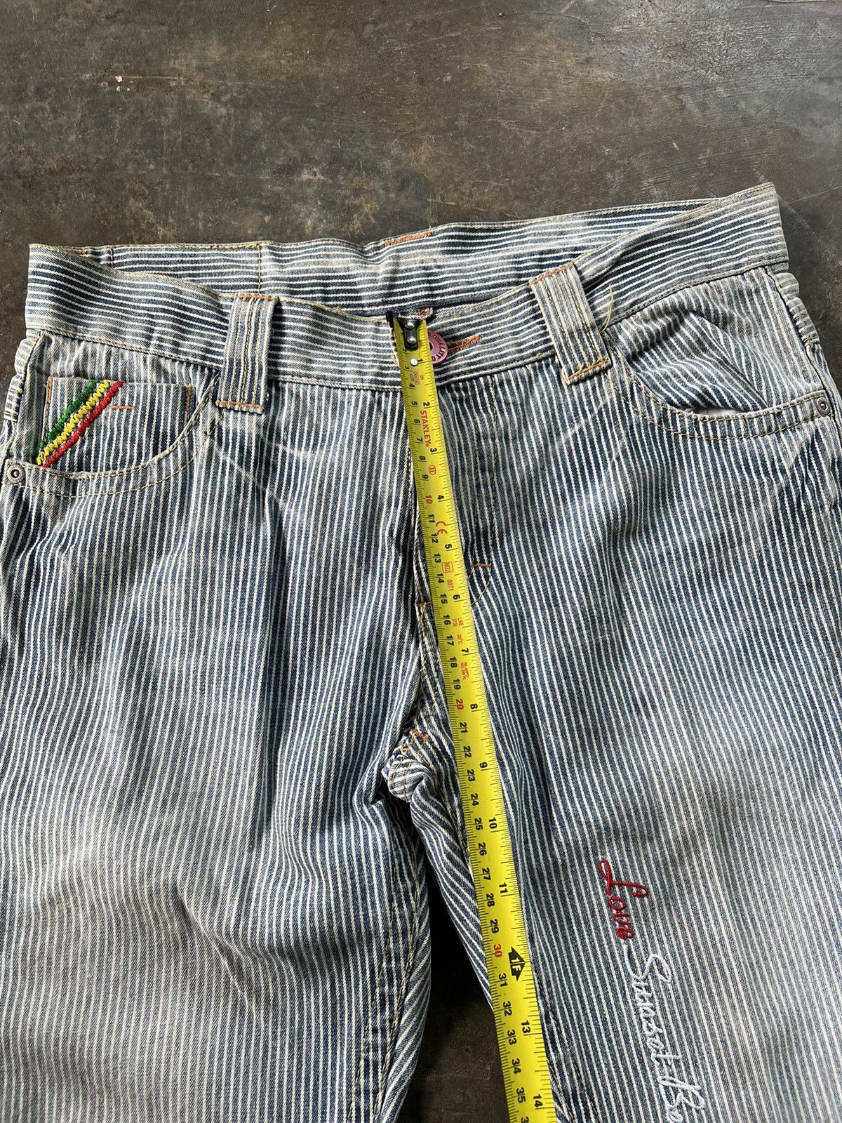 Hysteric Glamour × Japanese Brand × Vintage Hickory Denim Hysteric Inspired Size US 31 - 13 Thumbnail
