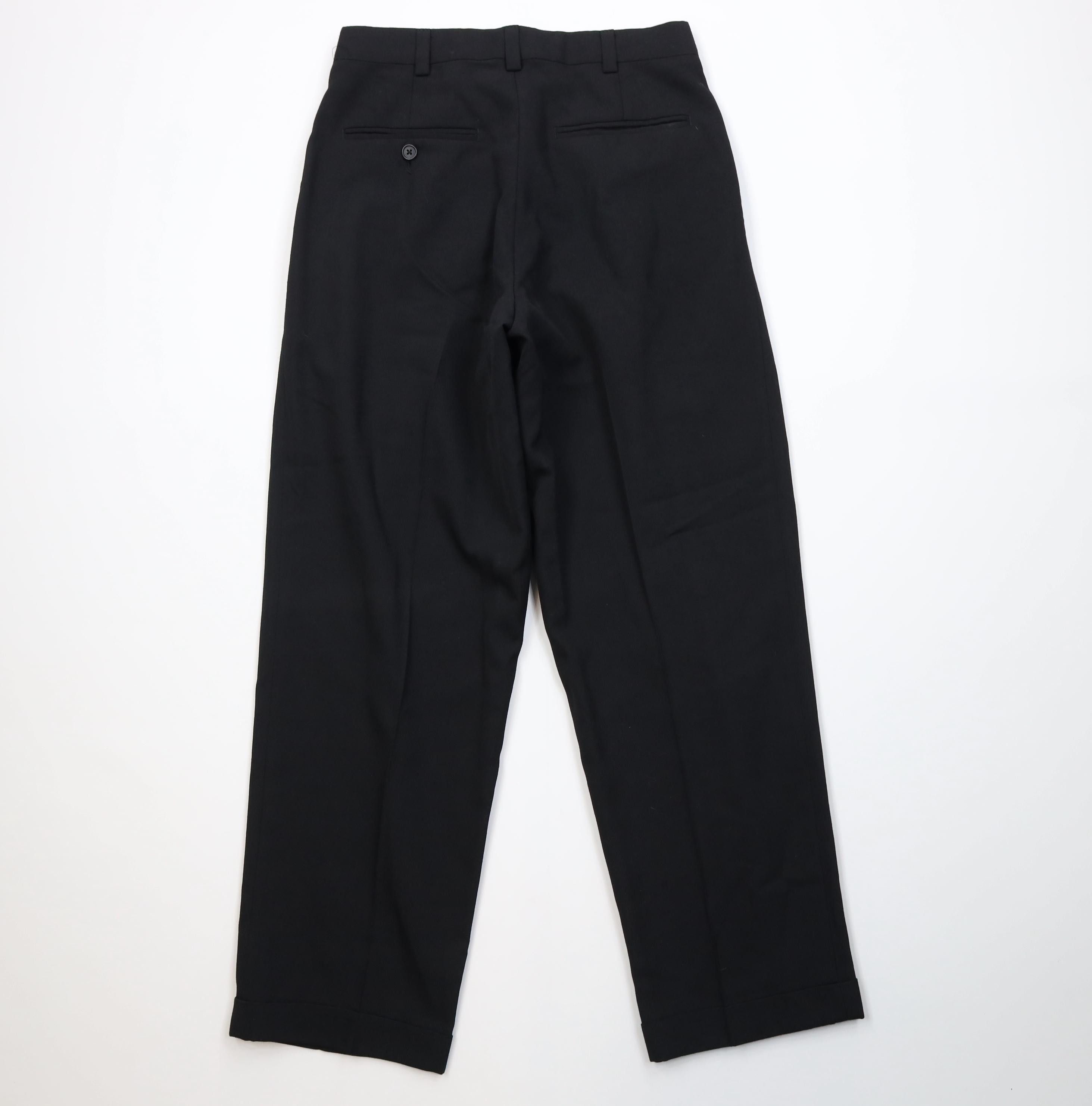 Vintage Vintage 90s Streetwear Knit High Waisted Chino Pants Black Size US 28 / EU 44 - 9 Thumbnail