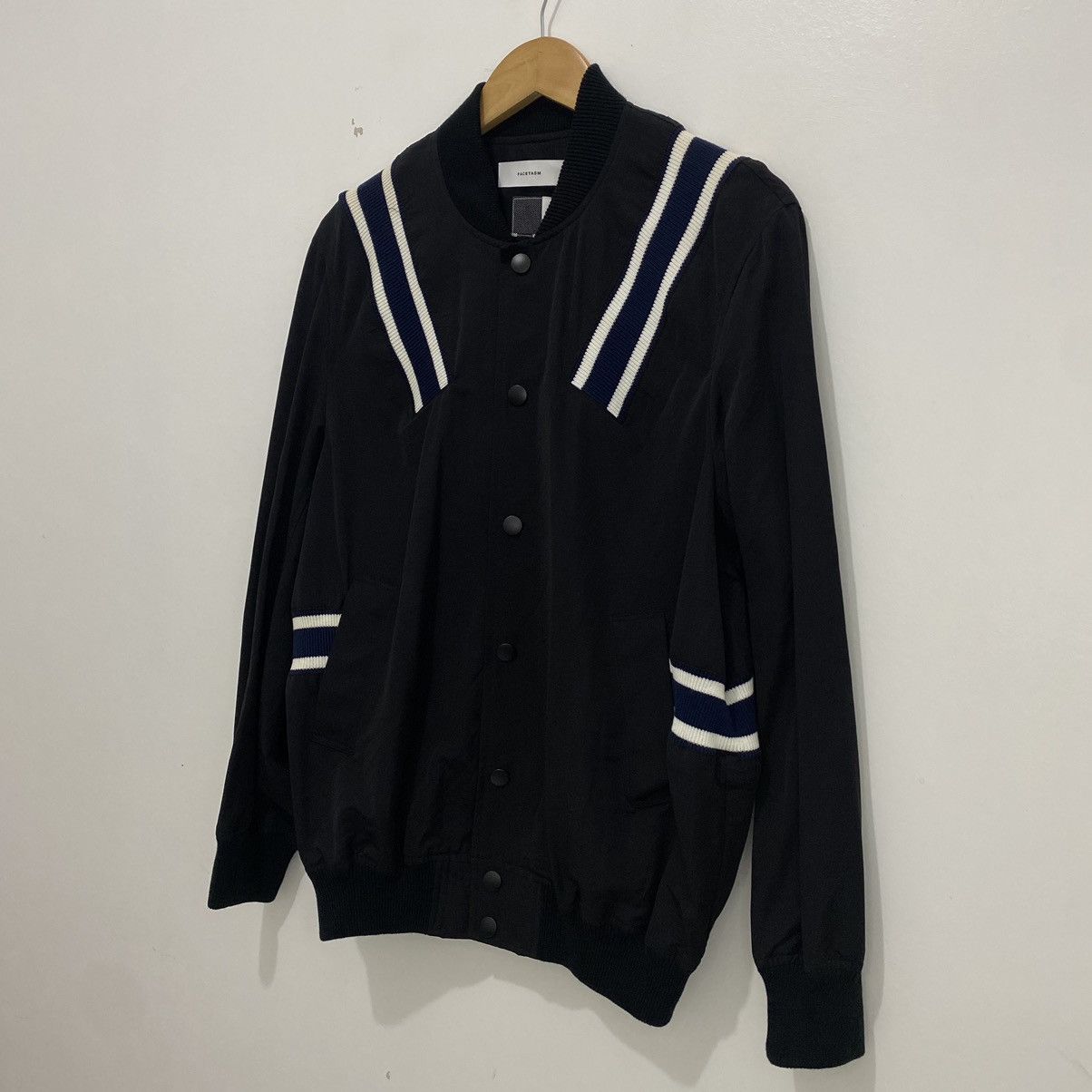 Facetasm Facestasm Ribbed Design Varsity Jacket Size US M / EU 48-50 / 2 - 3 Thumbnail