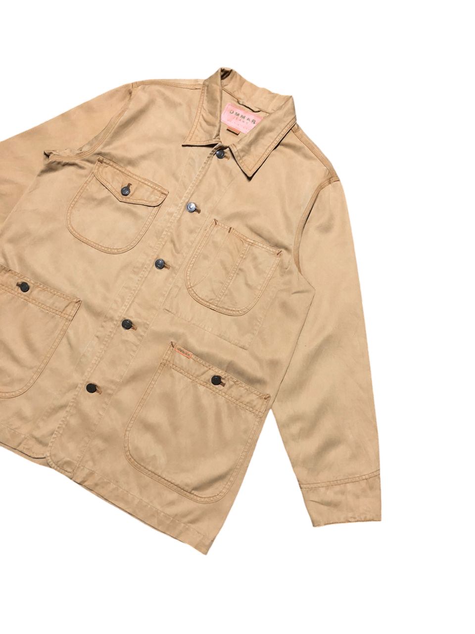 Japanese Brand × Vintage Vintage Ommar Jeans Chore Jacket Brown Size US M / EU 48-50 / 2 - 4 Thumbnail