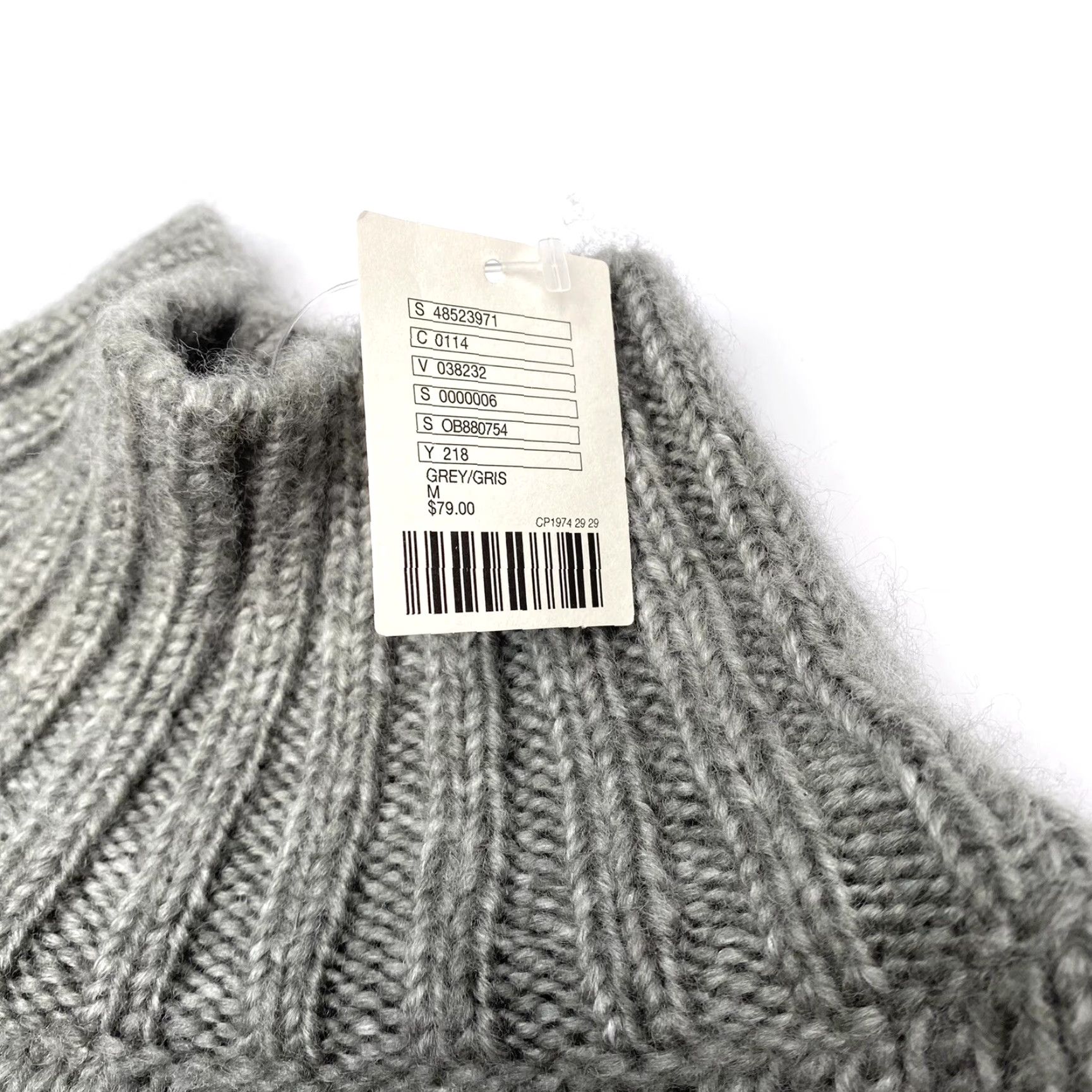 Urban Outfitters Urban Outfitters Sweater Womens M Gray Mock Neck Pullover Casual Regular Knit Logo 79% Acrylic 21% Polyester Size M / US 6-8 / IT 42-44 - 4 Thumbnail