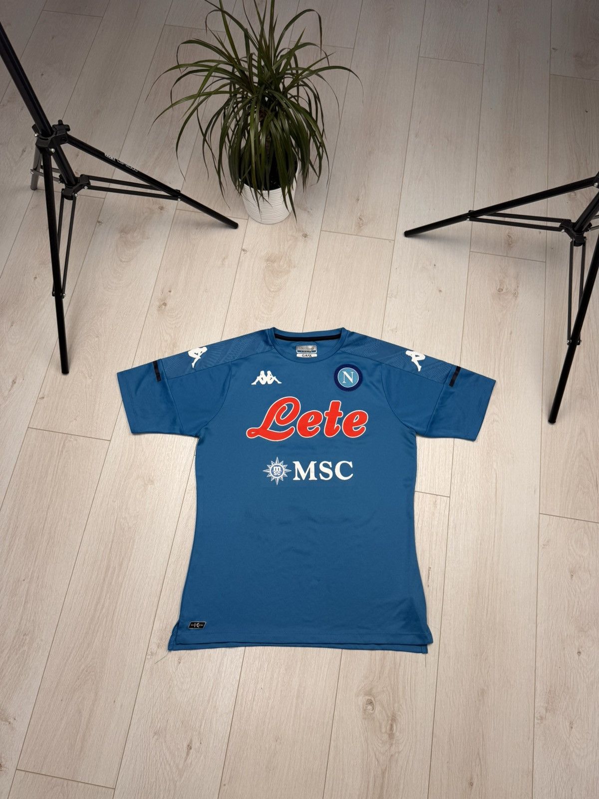 Kappa Kappa SSC Napoli 20/21 Soccer Jersey Size US L / EU 52-54 / 3 - 1 Thumbnail