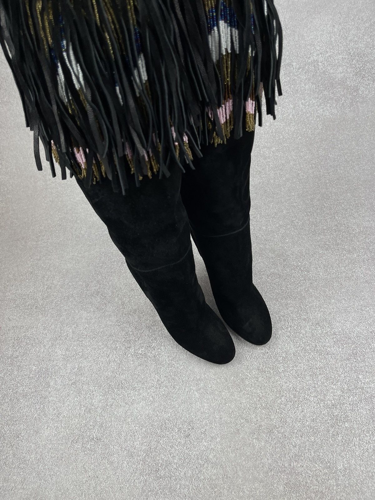 Jimmy Choo Jimmy Choo Suede Heels Boots Size 38 Size US 8 / IT 38 - 10 Thumbnail