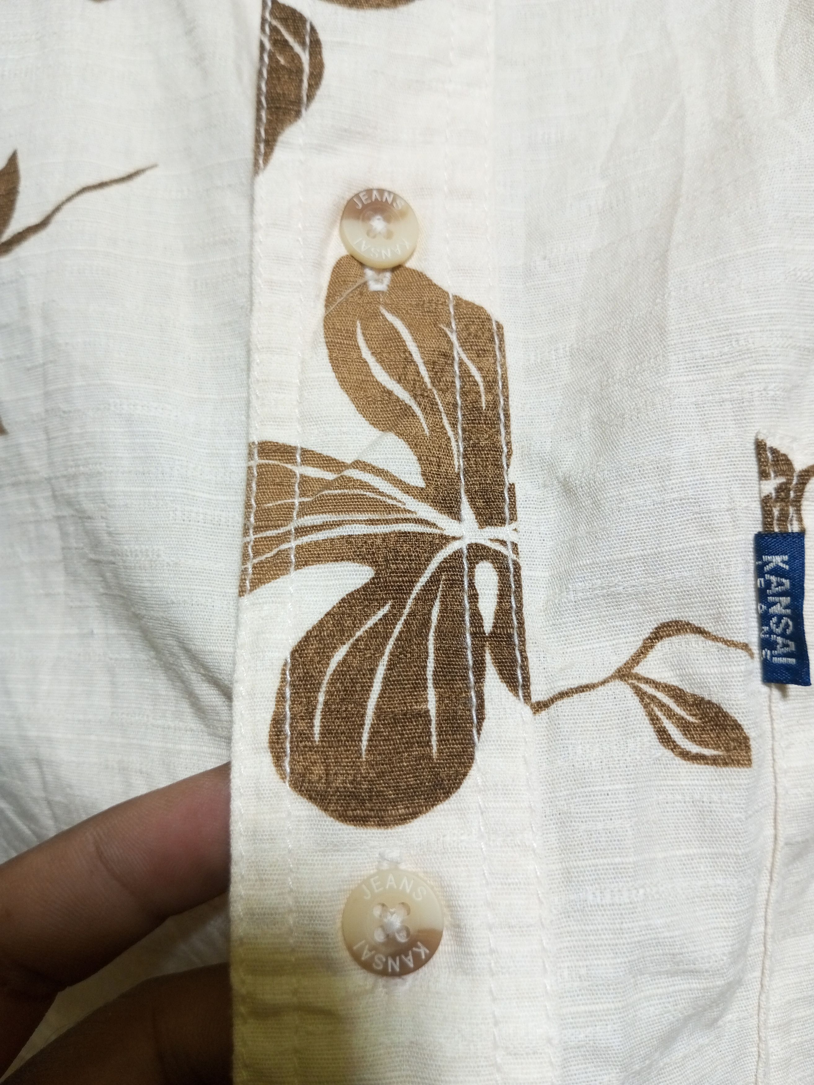 Kansai Yamamoto Vintage kansai jeans floral button up shirt Size US M / EU 48-50 / 2 - 5 Thumbnail