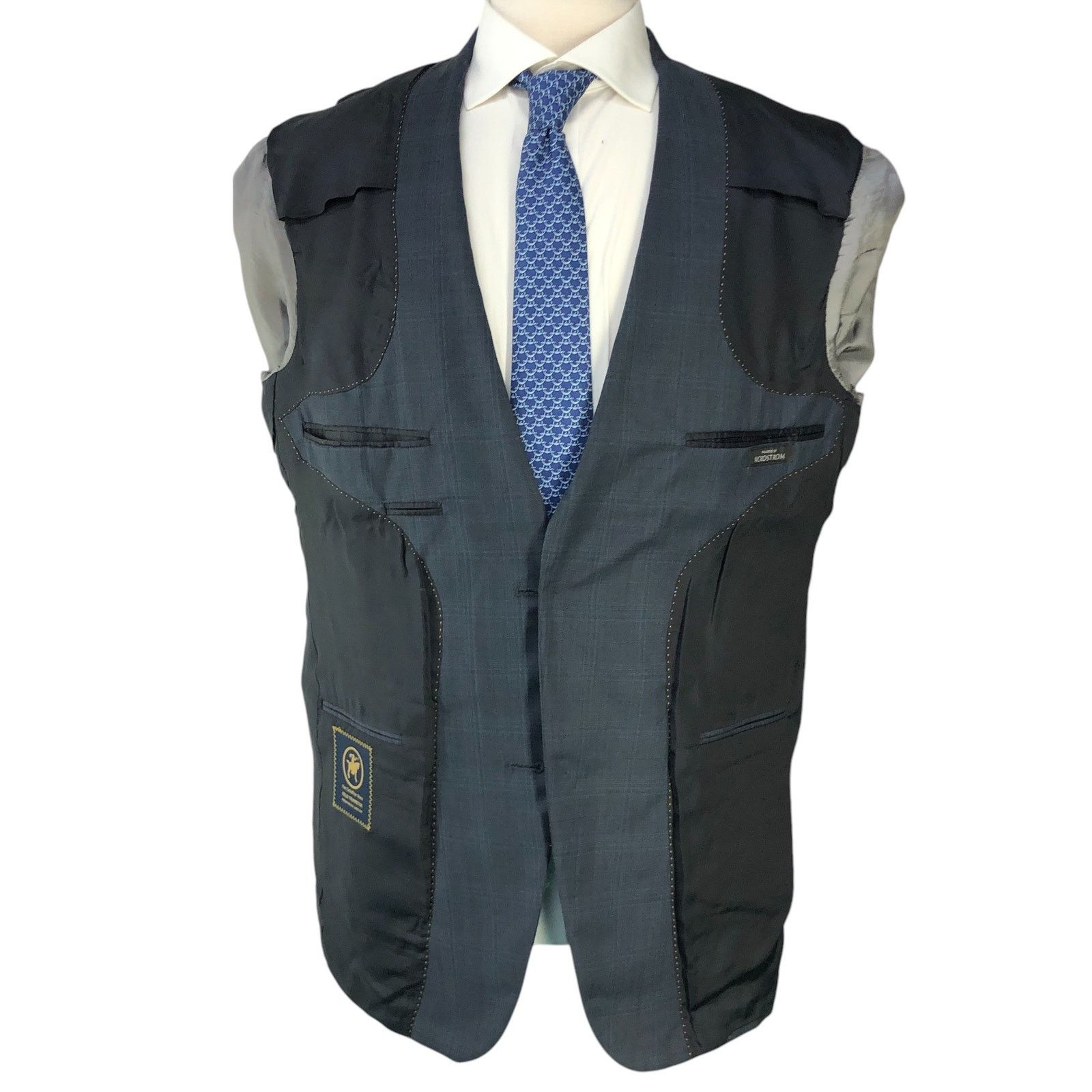 Hart Schaffner Marx Hart Schaffner Marx HSM Size 40R Sport Coat Windowpane Size 40R - 14 Thumbnail