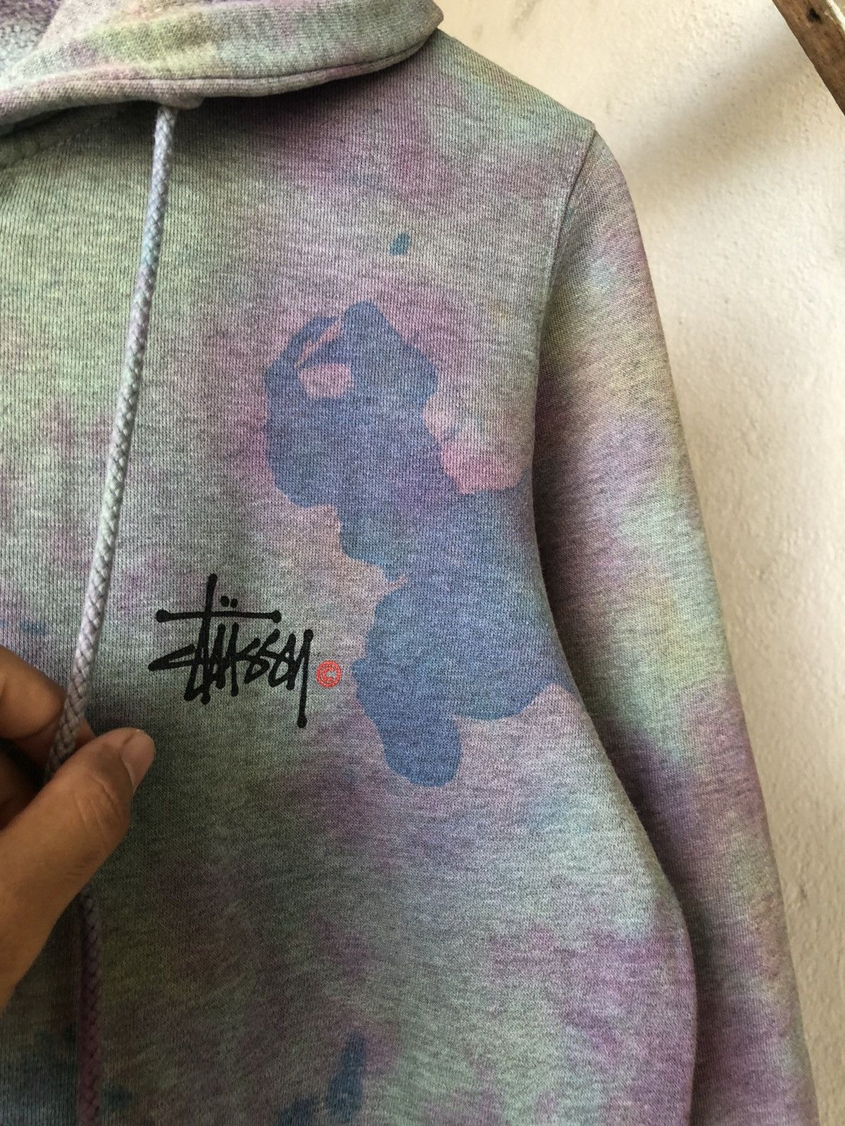 Stussy Rare❗️Stussy Tie Dye Big Logo Sweater Hoodie y2k Size US S / EU 44-46 / 1 - 9 Thumbnail