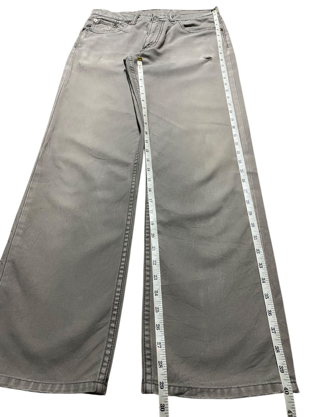 Levi's Vintage Levis 702 Y2K Distressed Loose Jeans Size US 31 - 12 Thumbnail