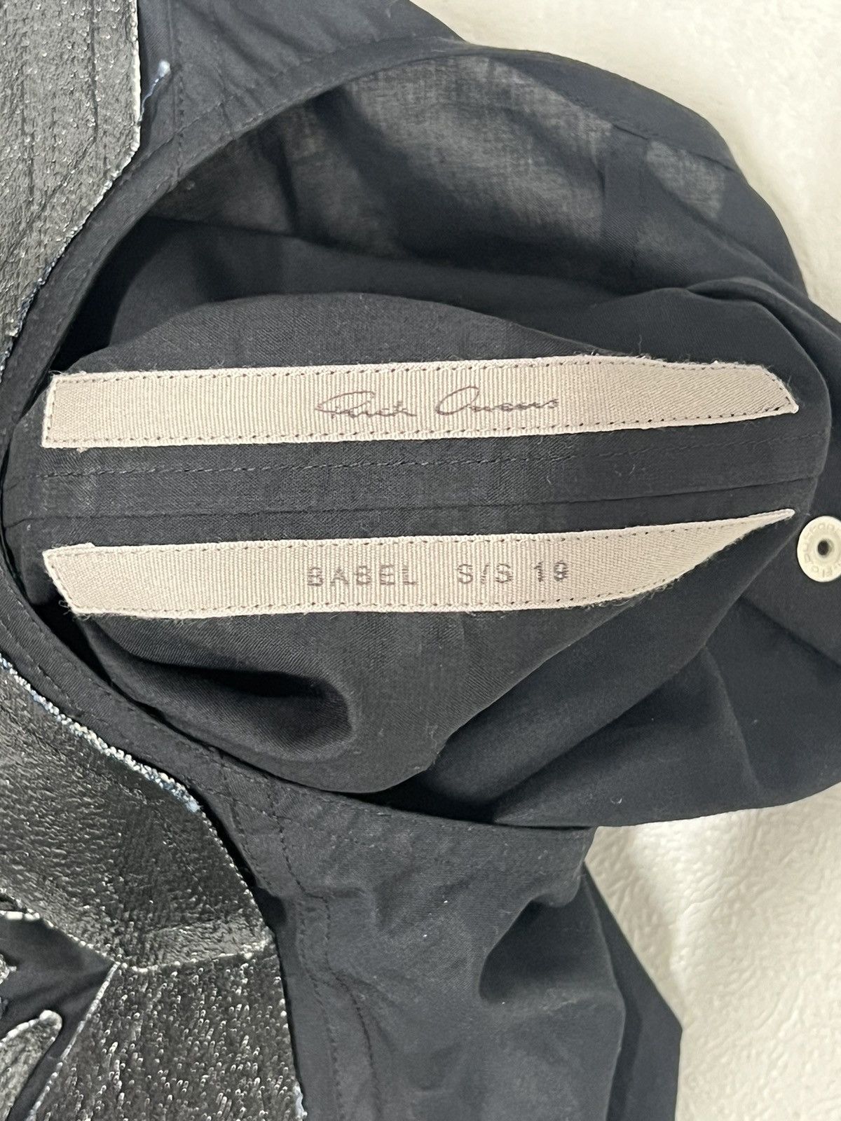 Rick Owens Mainline SS19 Babel Sequin Scale Armor