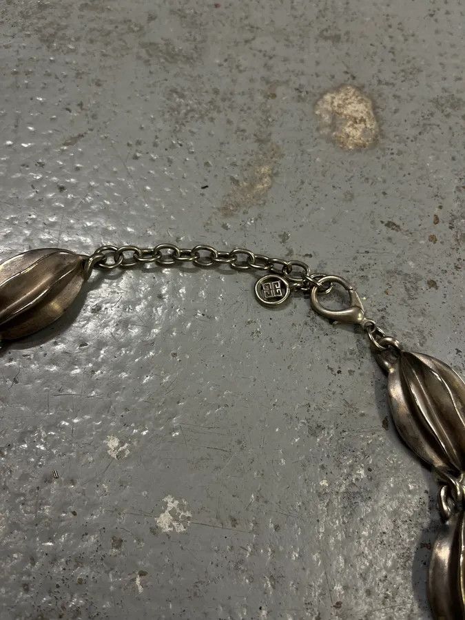 Givenchy Givenchy Vintage Silver Metal Fluted Bead Necklace Size ONE SIZE - 4 Thumbnail