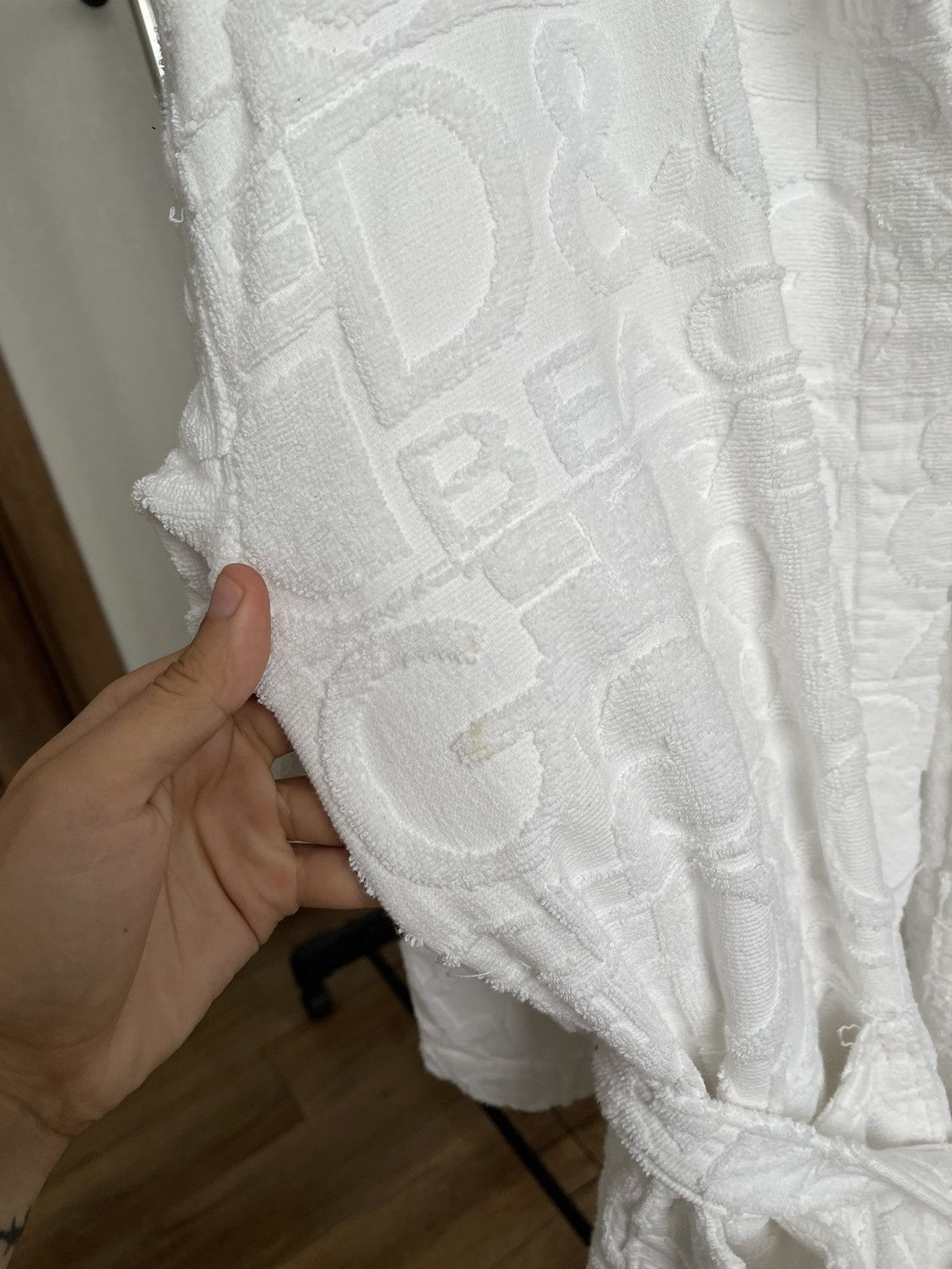 Dolce & Gabbana Dolce & Gabbana Bath Robe Hooded Jacket Multilogo D&G Size US M / EU 48-50 / 2 - 12 Thumbnail