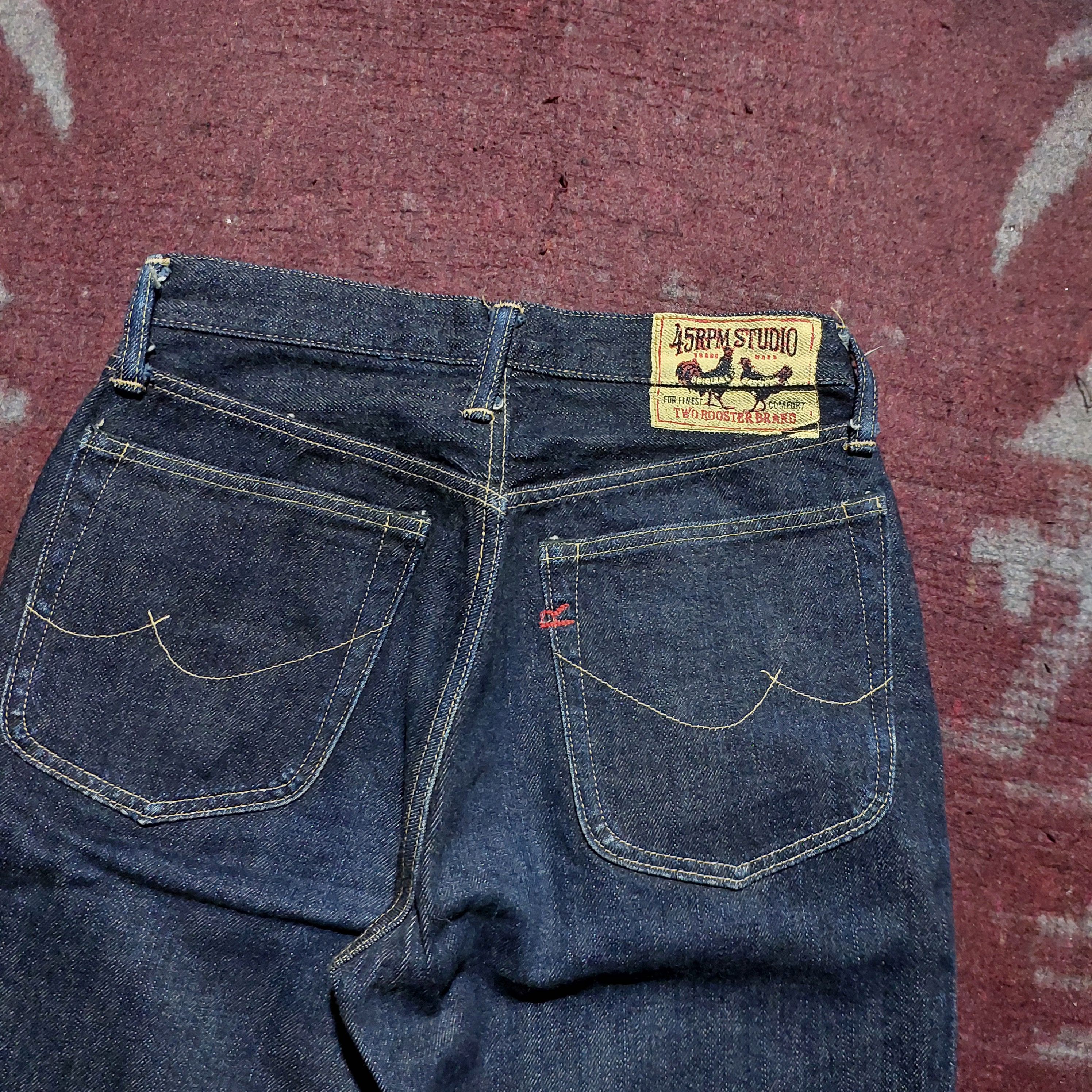 Japanese Brand Vintage japanese 45 Rpm studio indigo denim Size US 28 / EU 44 - 5 Thumbnail