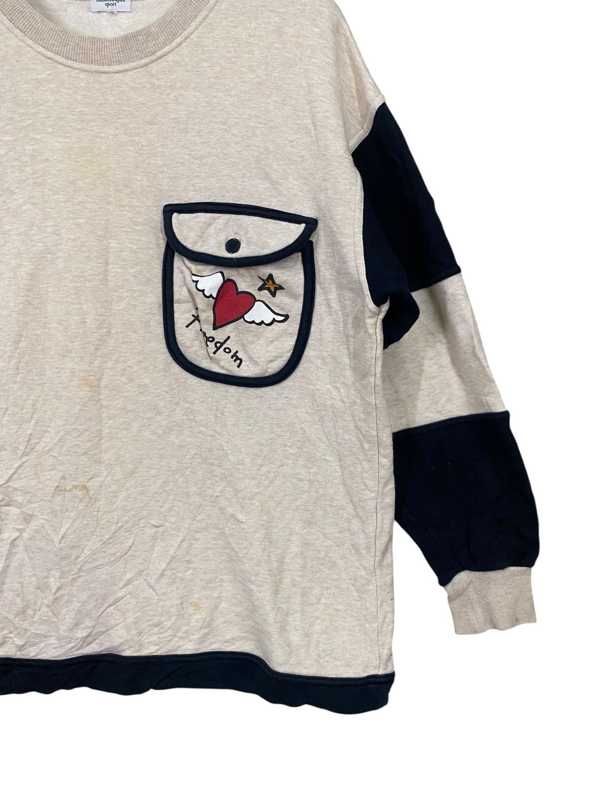 Jean Charles De Castelbajac Vintage castelbajac sweatshirt crewneck backhit Size US L / EU 52-54 / 3 - 6 Thumbnail