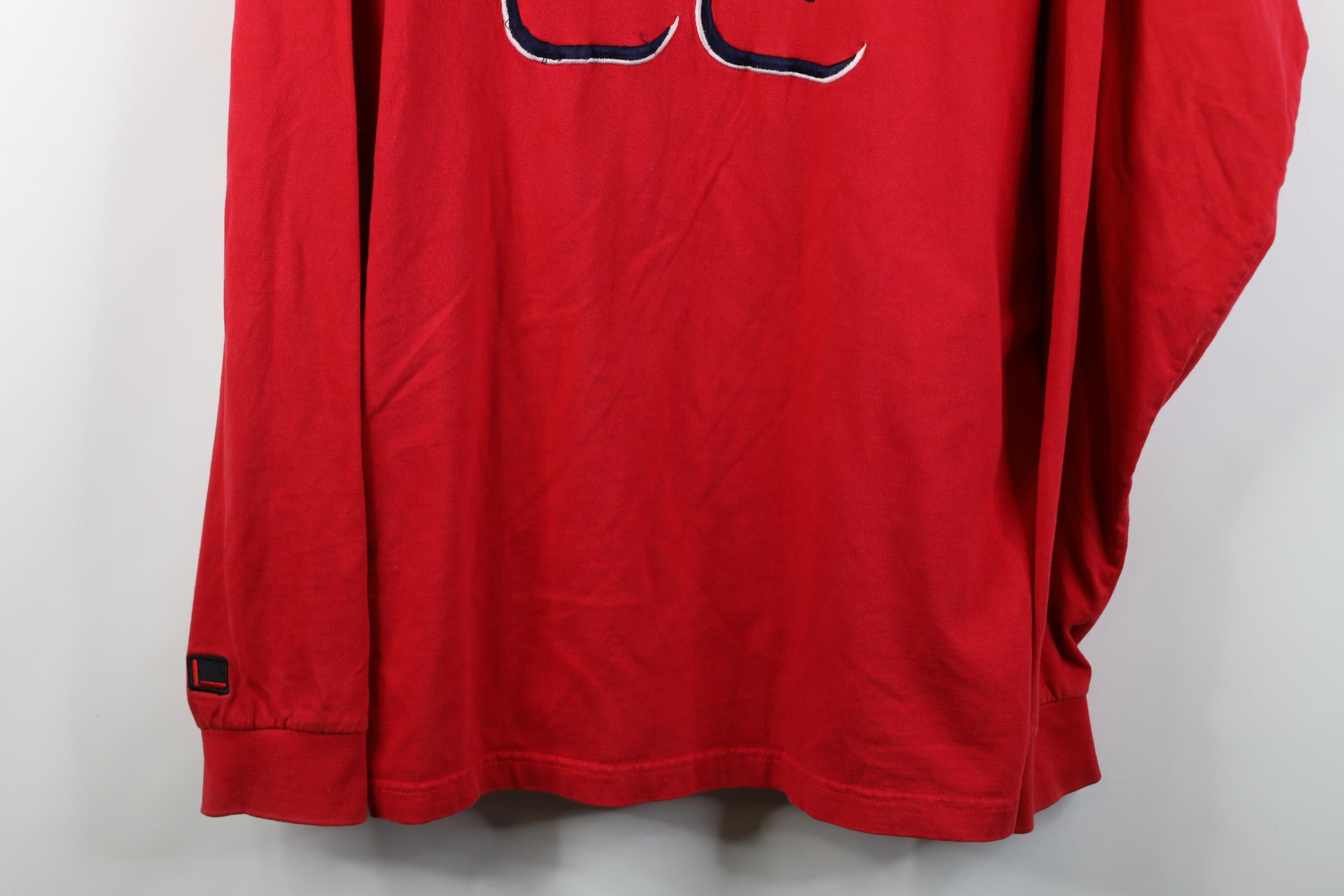 Fubu Vintage 90s Y2K FUBU Fit Long Sleeve T-Shirt Red Cotton Size US XXL / EU 58 / 5 - 3 Thumbnail