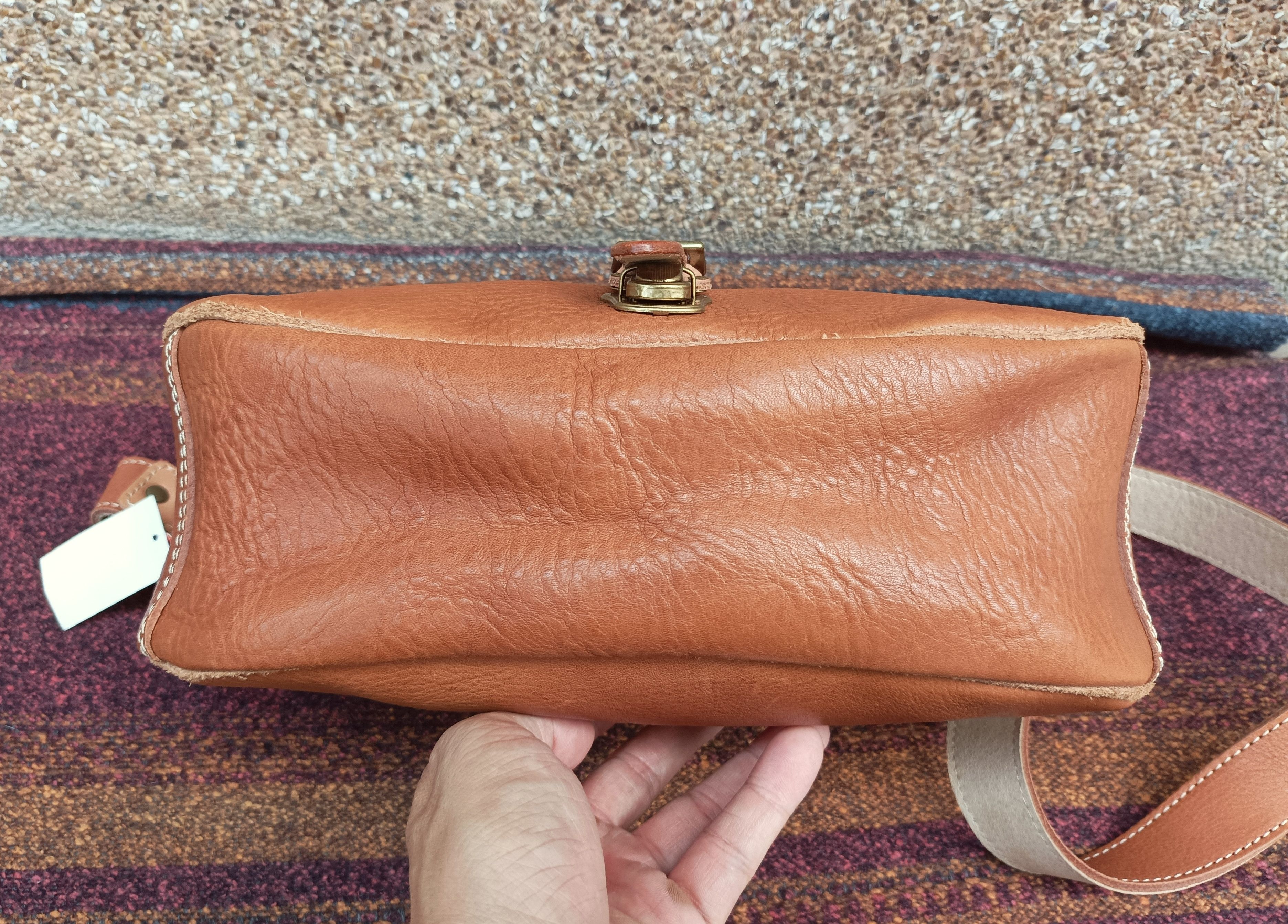 Japanese Brand (B48) Parley Tokyo Japanese Brand Leather Crossbody Bag Size ONE SIZE - 16 Thumbnail