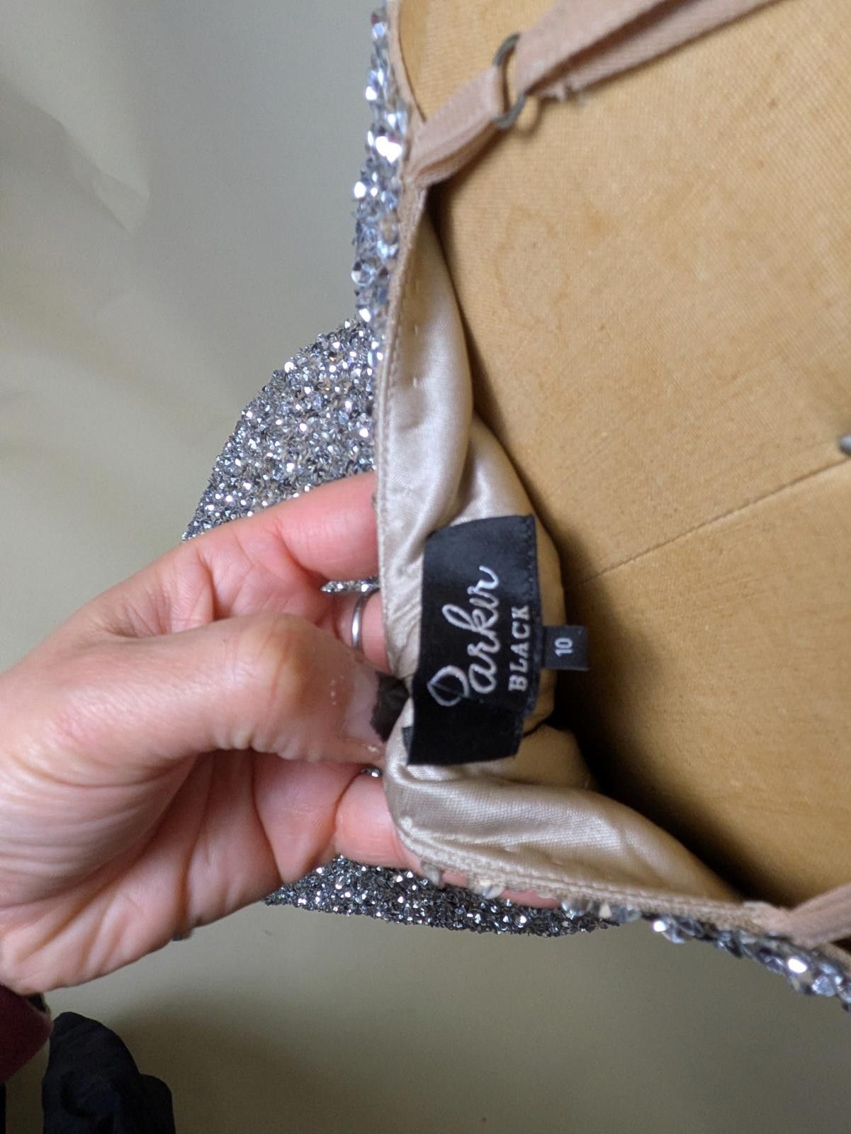 Other parker black silver sparkle dress Size L / US 10 / IT 46 - 6 Thumbnail