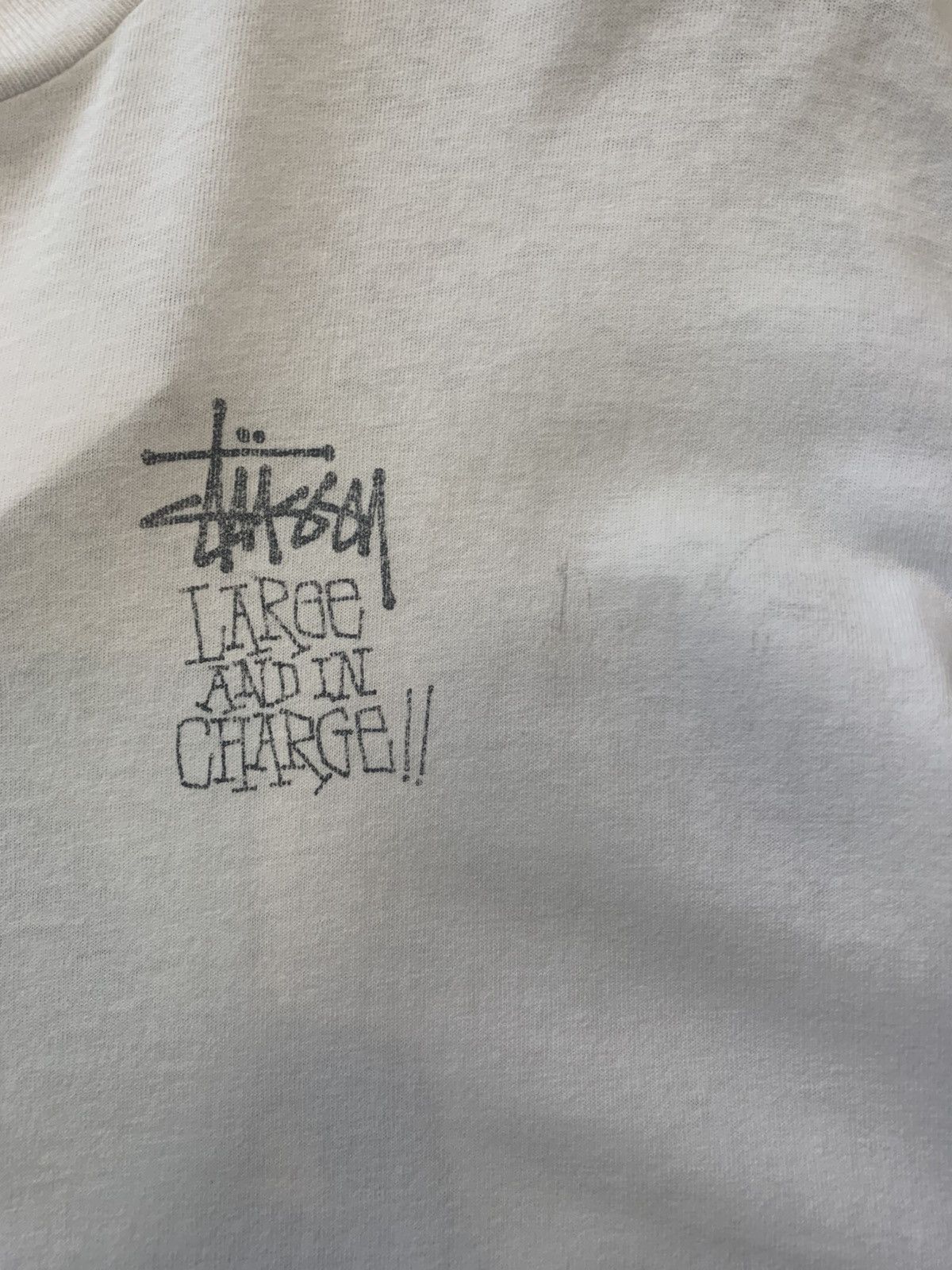 Stussy × Vintage Vintage 90s Stussy Elephant T Shirt Size US L / EU 52-54 / 3 - 4 Thumbnail