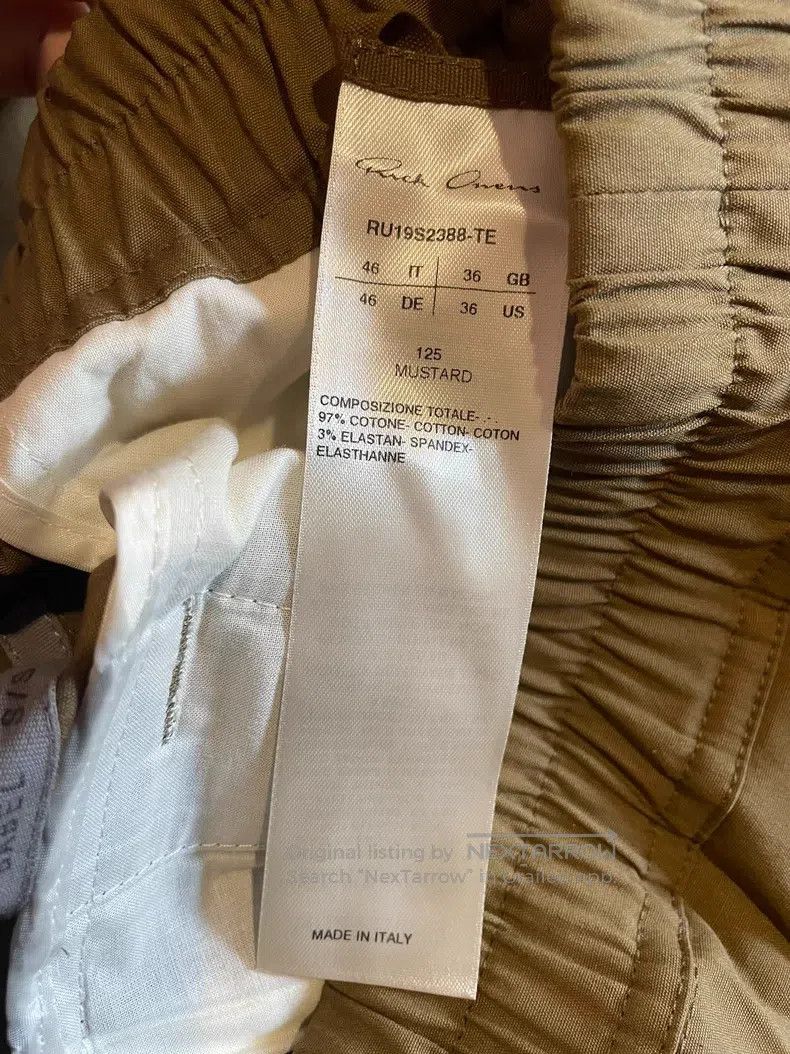 Rick Owens Rick Owens Khaki zipper pants Size US 36 / EU 52 - 6 Thumbnail
